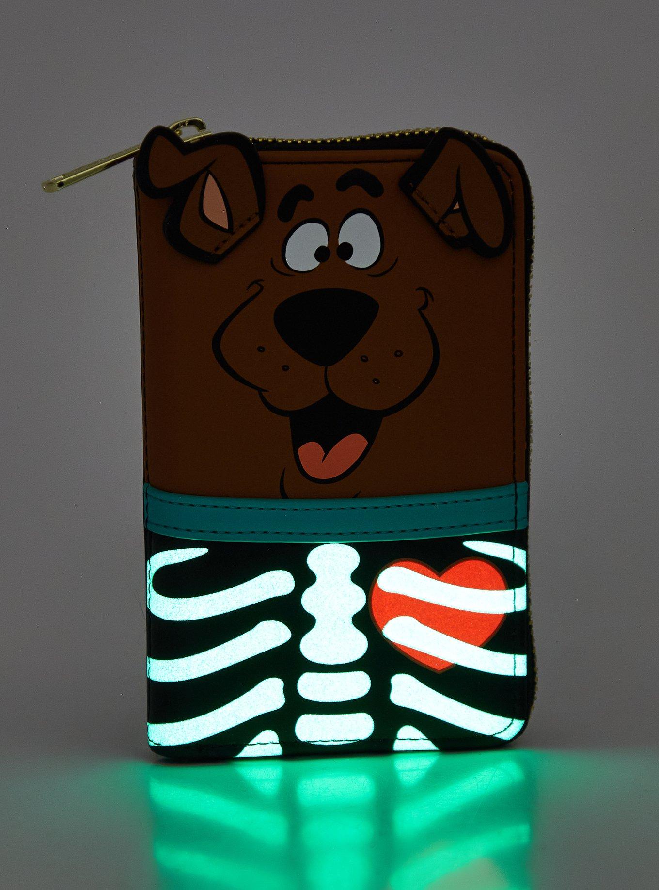 Scooby-Doo! Skeleton Glow-In-The-Dark Zipper Wallet