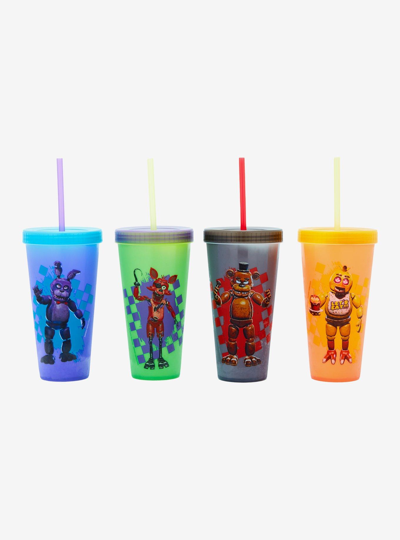 Five Nights At Freddy's Color-Changing Acrylic Travel Cup Set