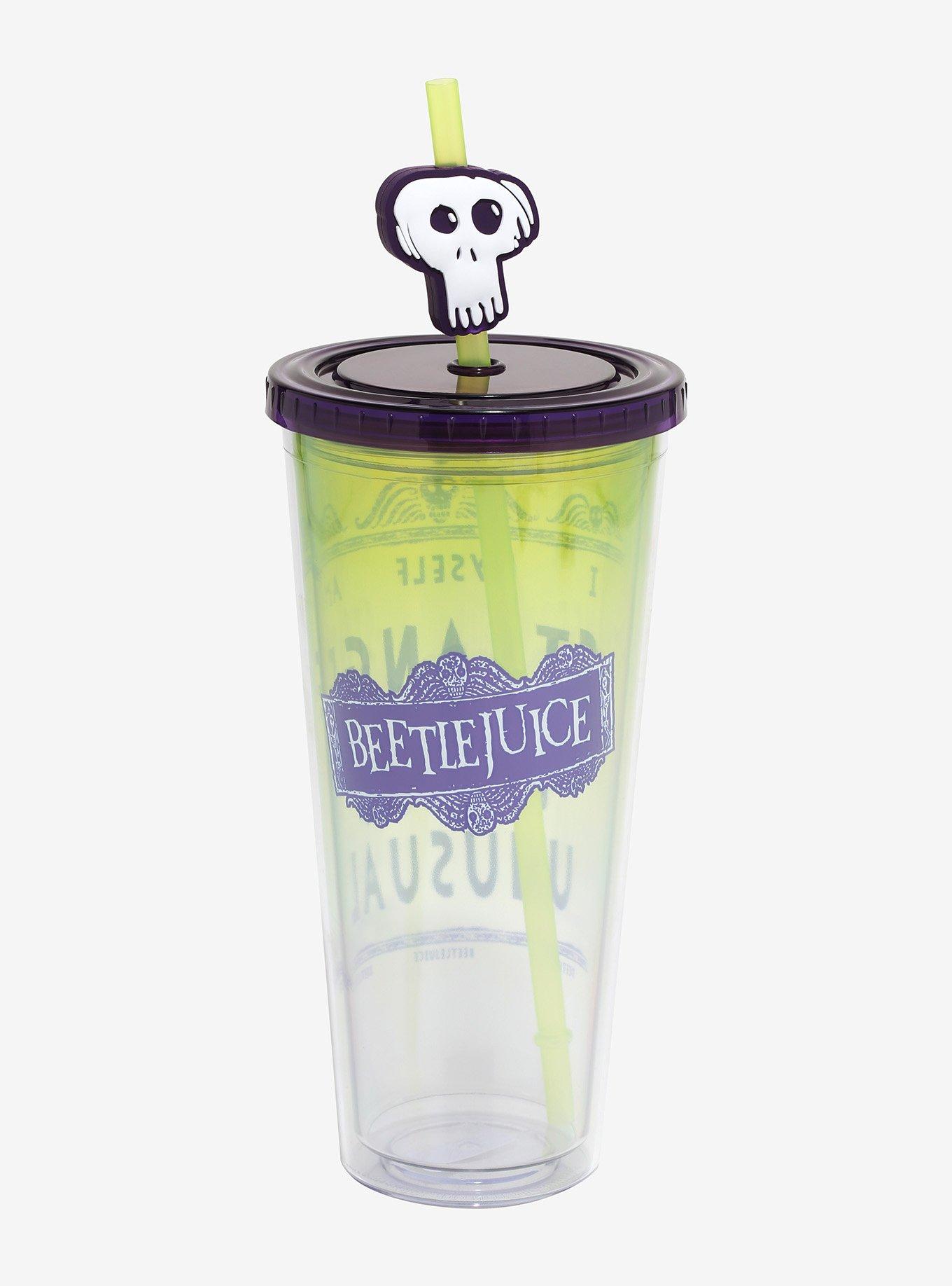 Beetlejuice Strange And Unusual Acrylic Travel Cup, , hi-res