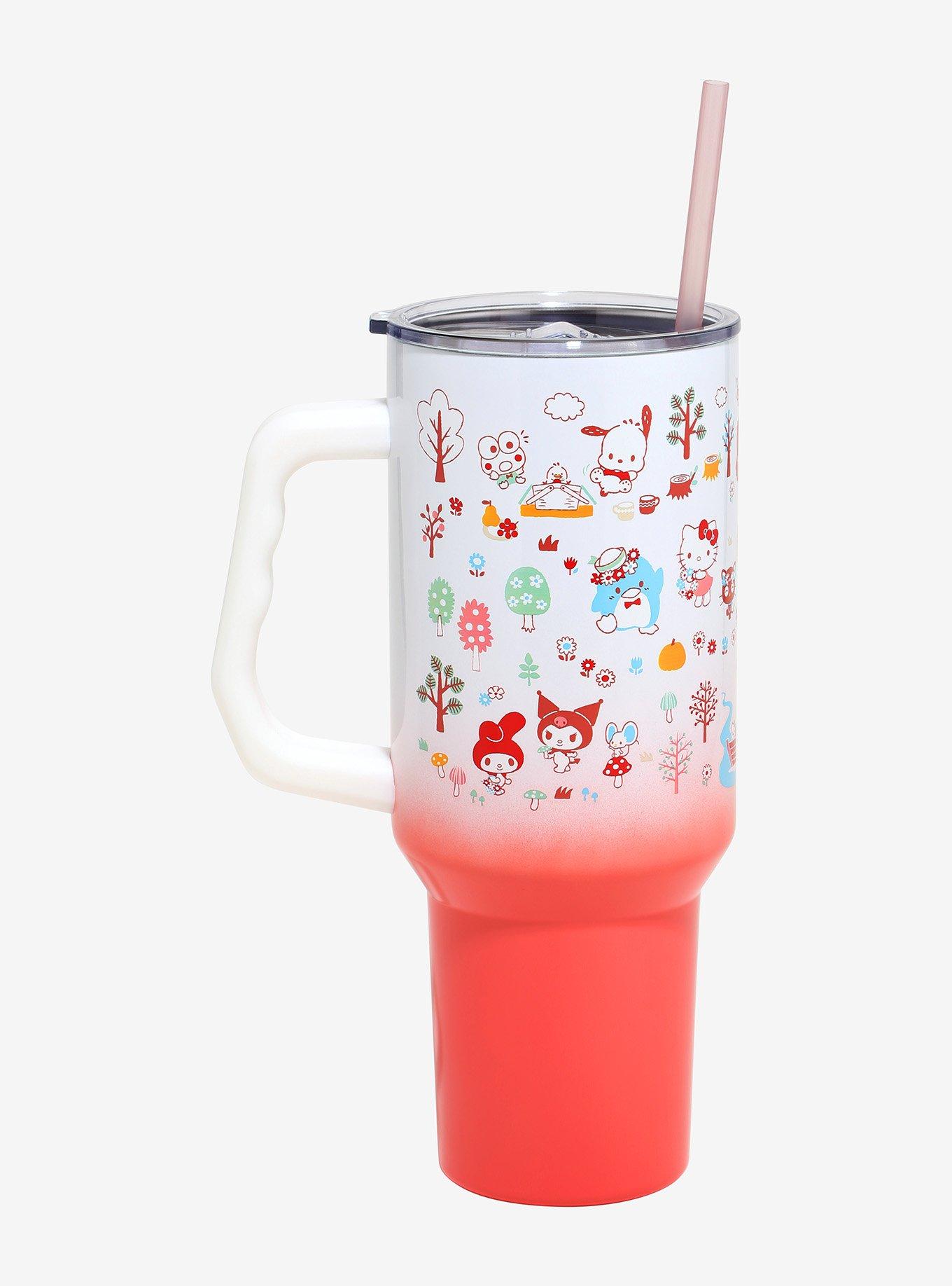 Hello Kitty And Friends Forest Picnic Ombre Stainless Steel Travel Mug