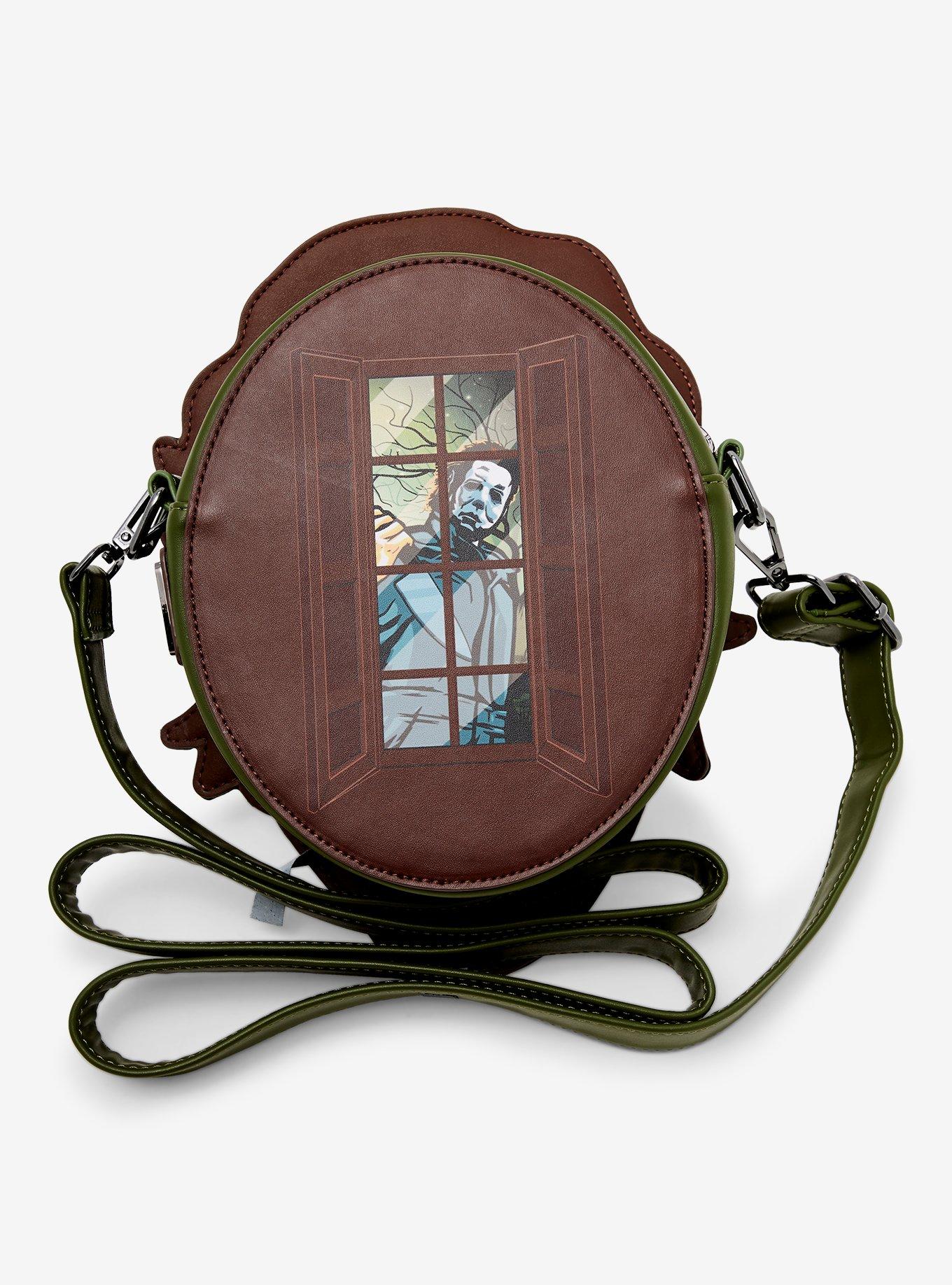 Loungefly Halloween Michael Myers Mask Glow-in-the-Dark Figural Crossbody Bag, , alternate