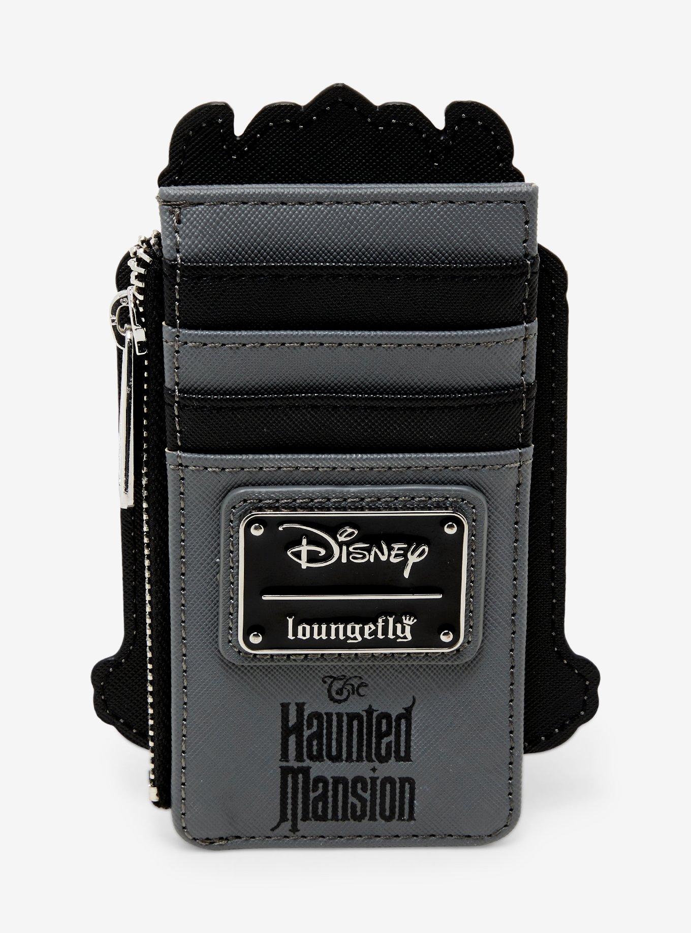 Loungefly Disney The Haunted Mansion Clock Glow-In-The-Dark Cardholder, , alternate