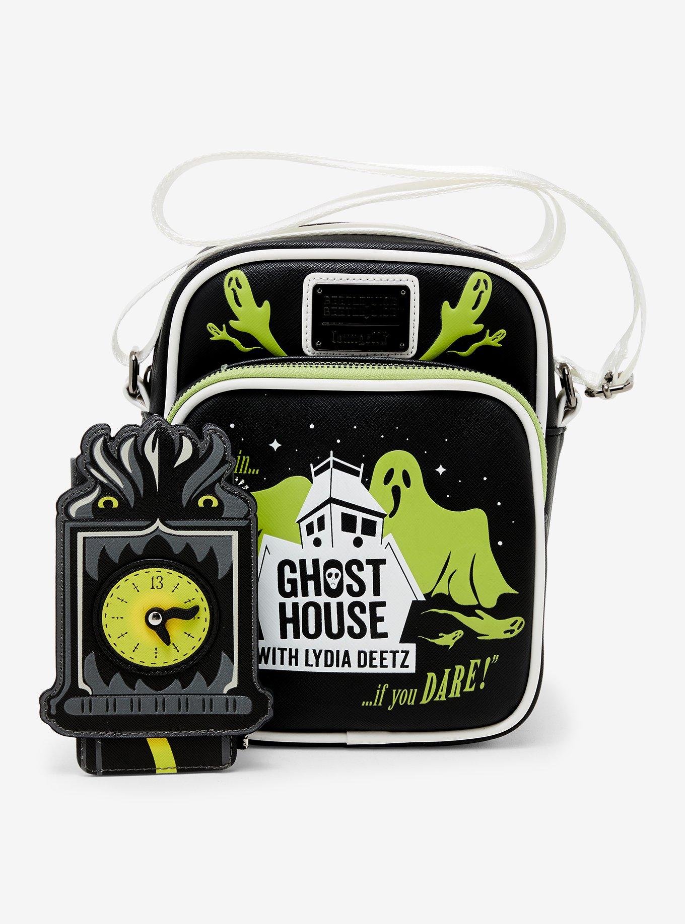 Loungefly Disney The Haunted Mansion Clock Glow-In-The-Dark Cardholder, , alternate