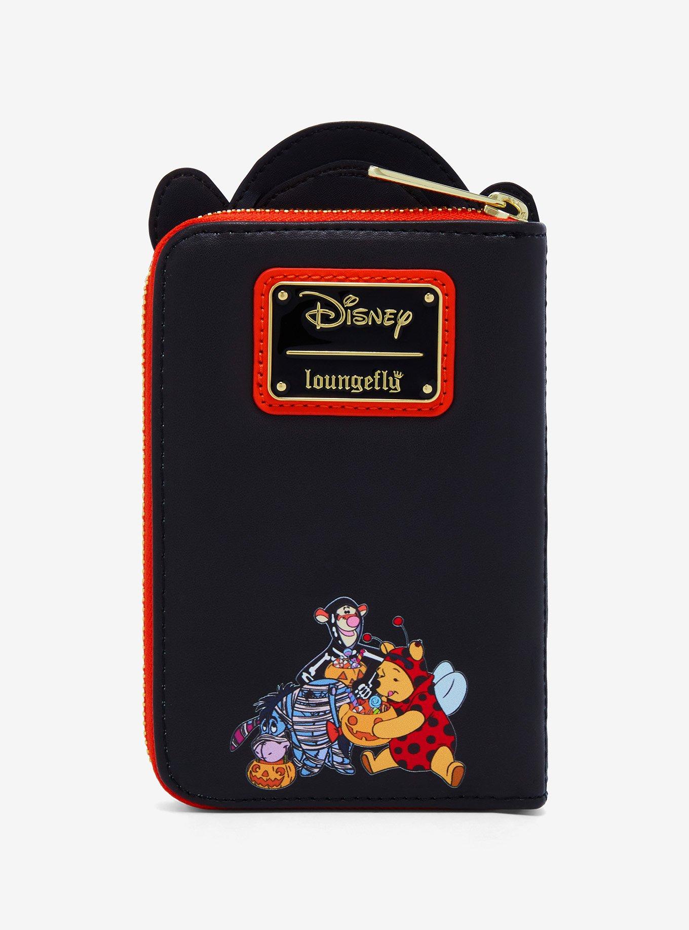 Loungefly Disney Winnie the Pooh Tigger Skeleton Costume Glow-In-The-Dark Mini Zipper Wallet, , alternate