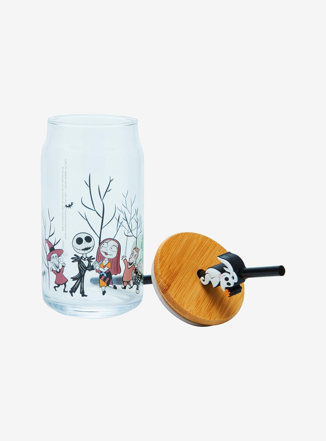 The Nightmare Before Christmas Characters Glass Cup