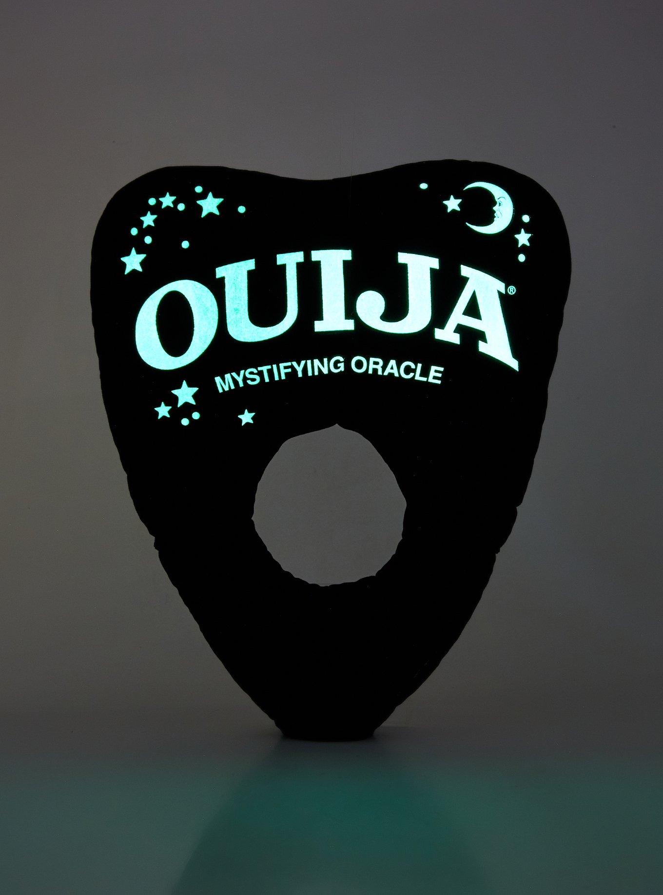 Ouija Planchette Glow-In-The-Dark Pillow