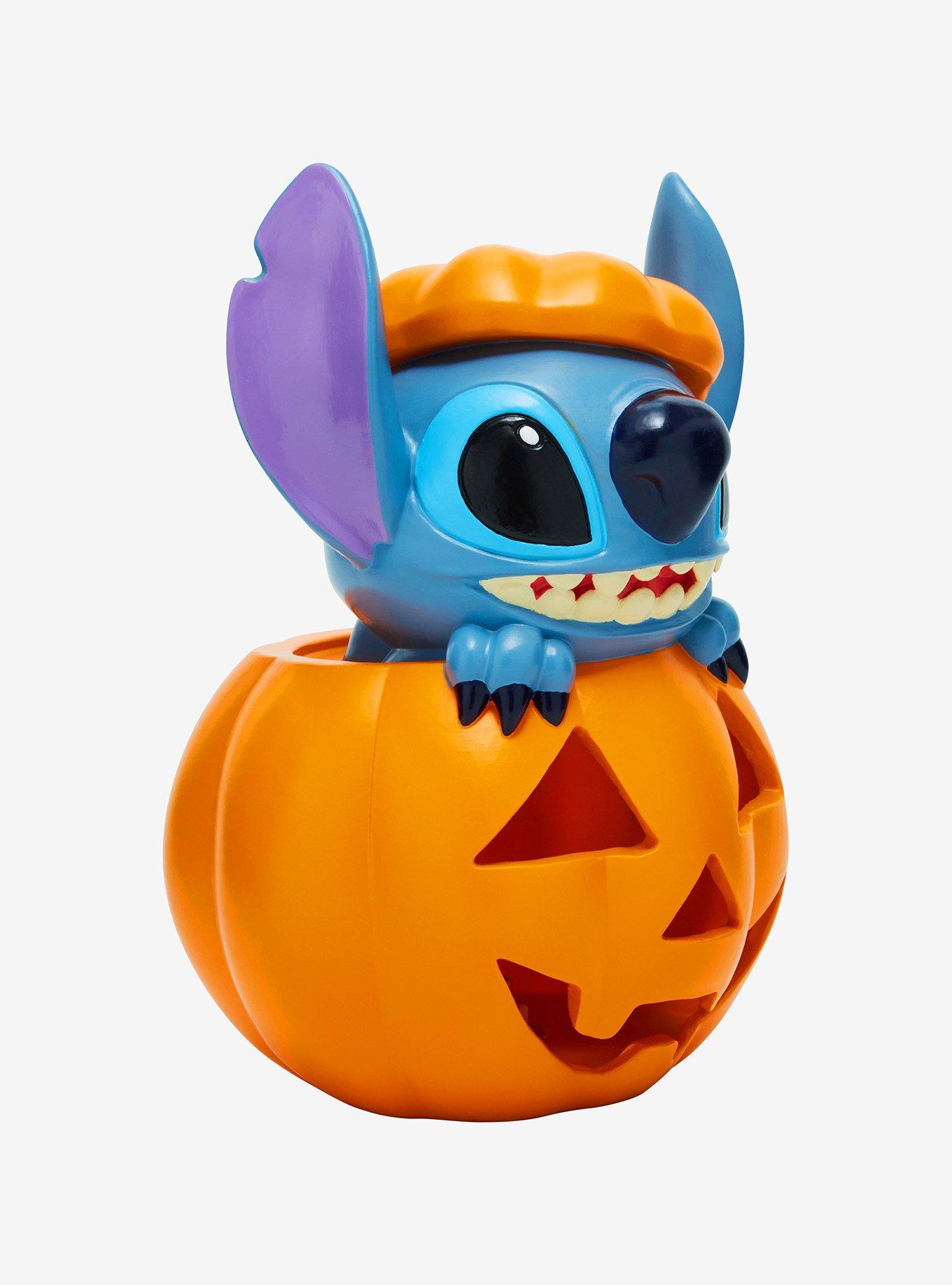 Disney Lilo & Stitch Pumpkin Stitch Light-Up Garden Statue, , alternate