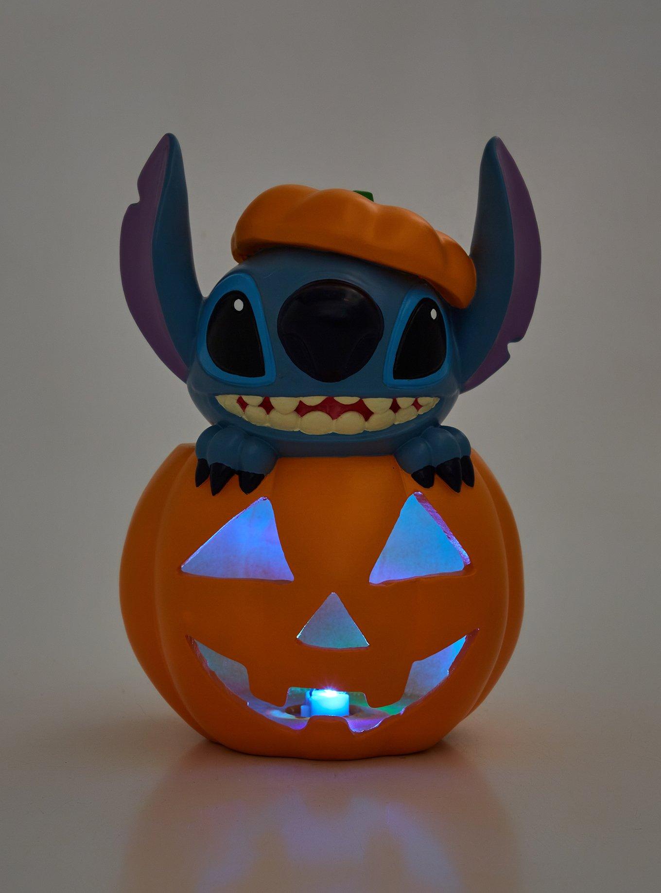 Disney Lilo & Stitch Pumpkin Stitch Light-Up Garden Statue, , alternate