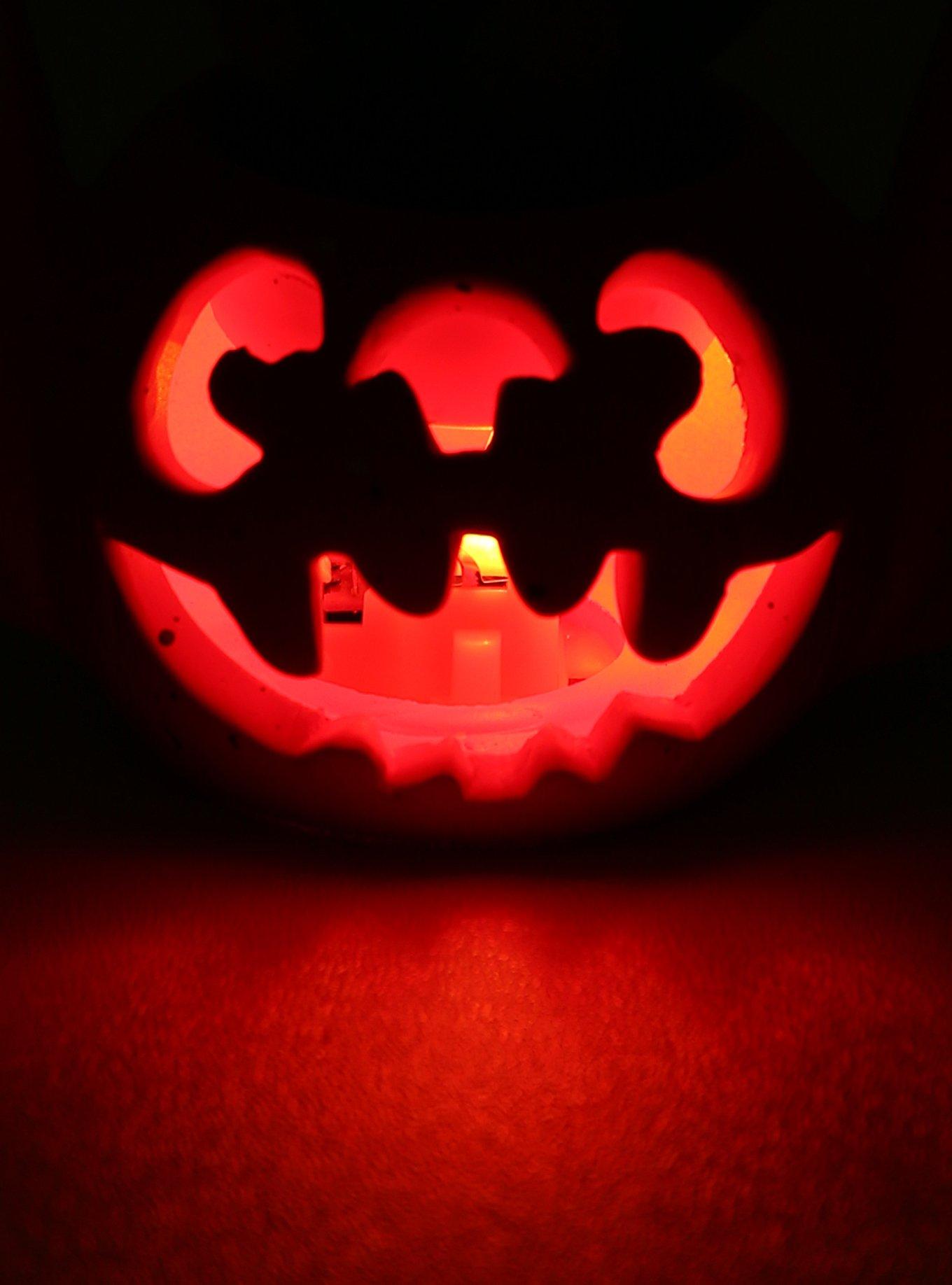 Disney Stitch Pumpkin Light-Up Faux Succulent Planter, , alternate