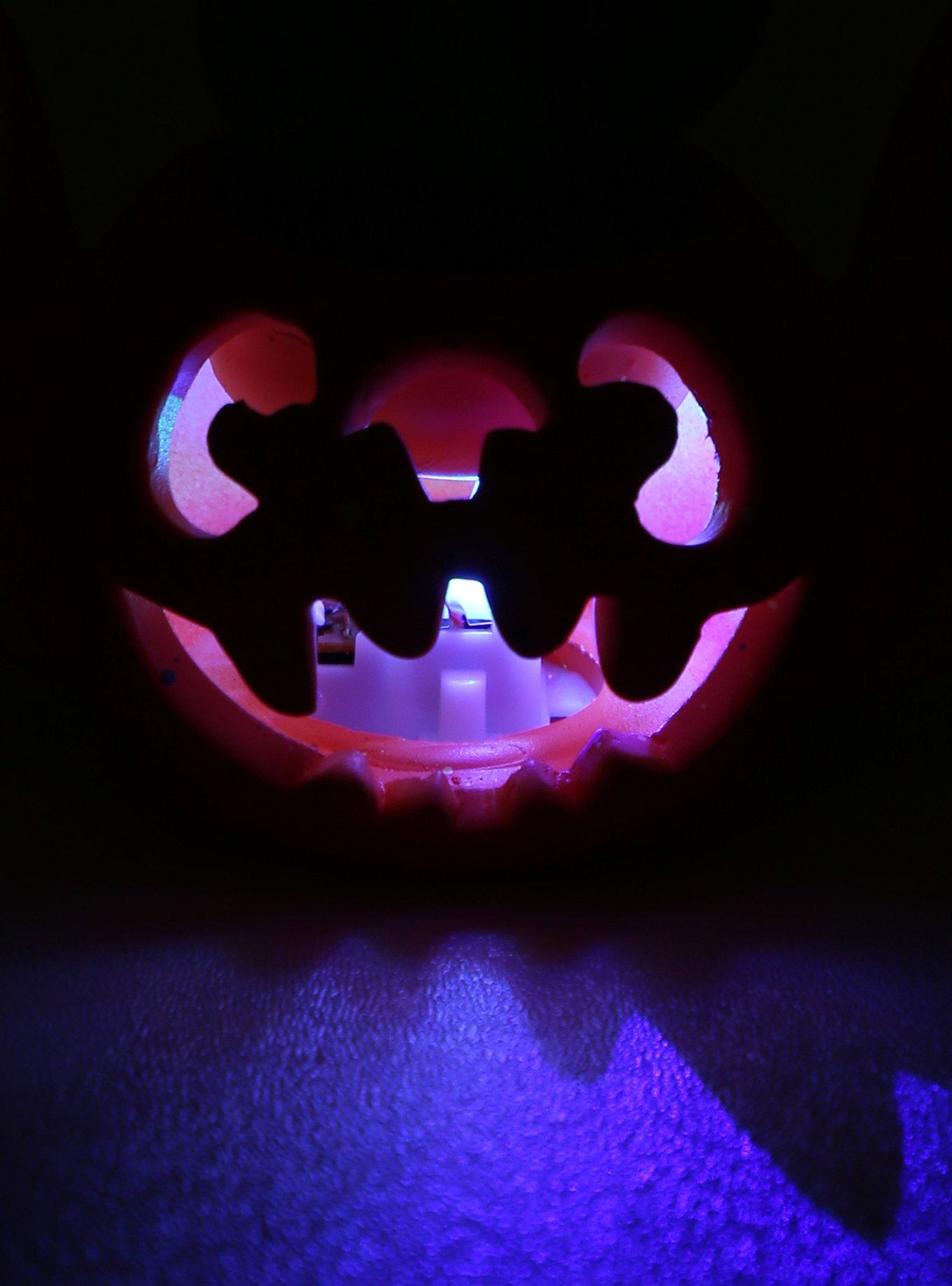 Disney Stitch Pumpkin Light-Up Faux Succulent Planter, , alternate