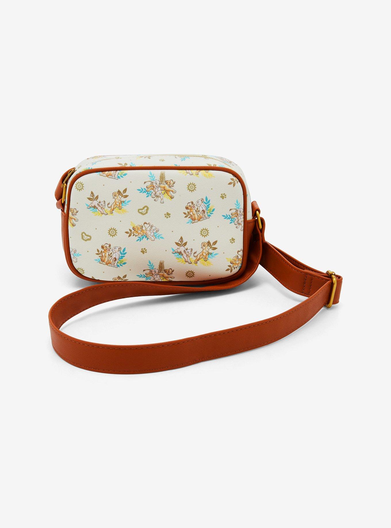 Loungefly Disney The Lion King Simba & Nala Camera Crossbody Bag, , alternate