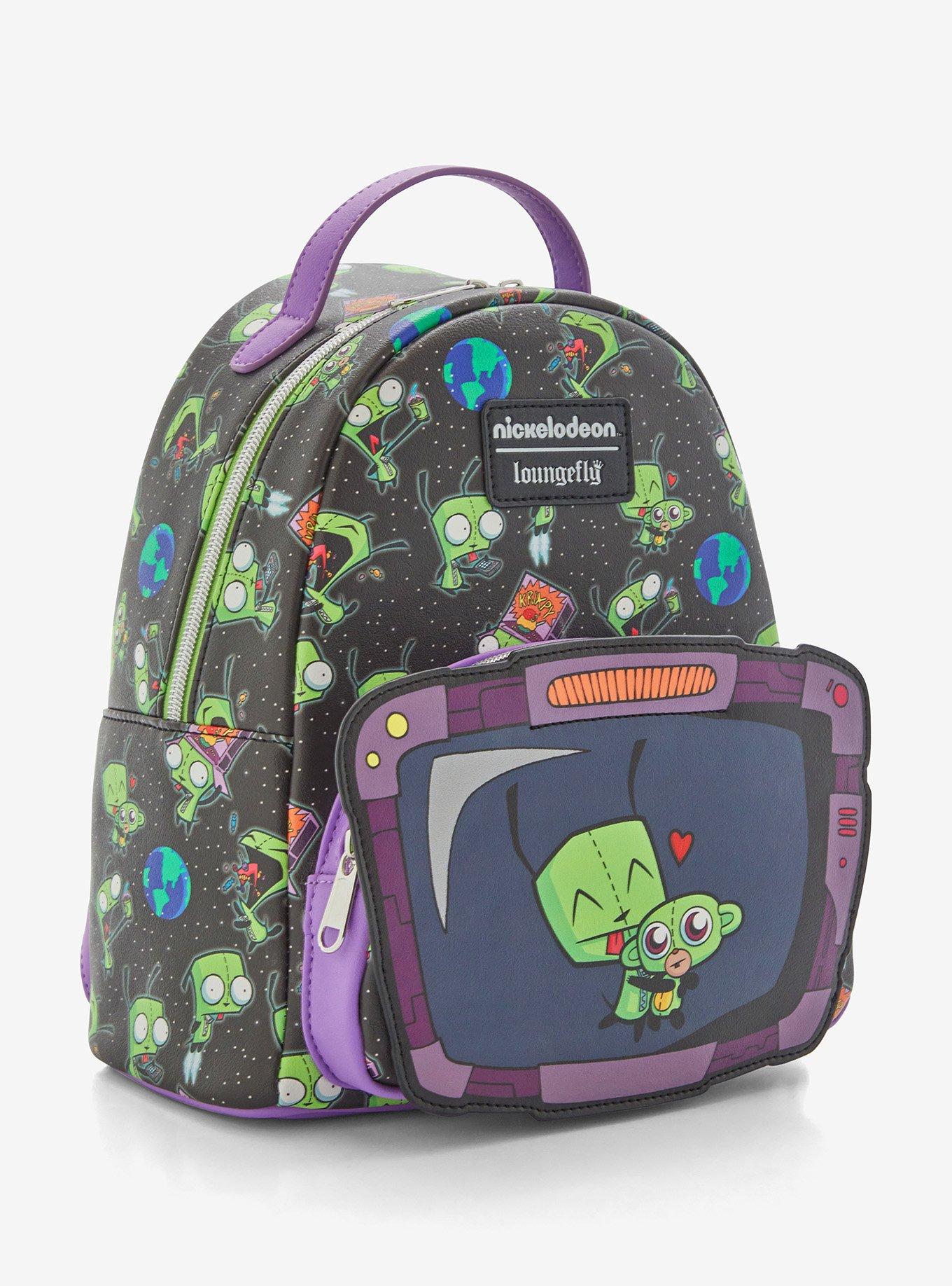 Loungefly Invader Zim GIR Collage T.V. Mini Backpack, , hi-res