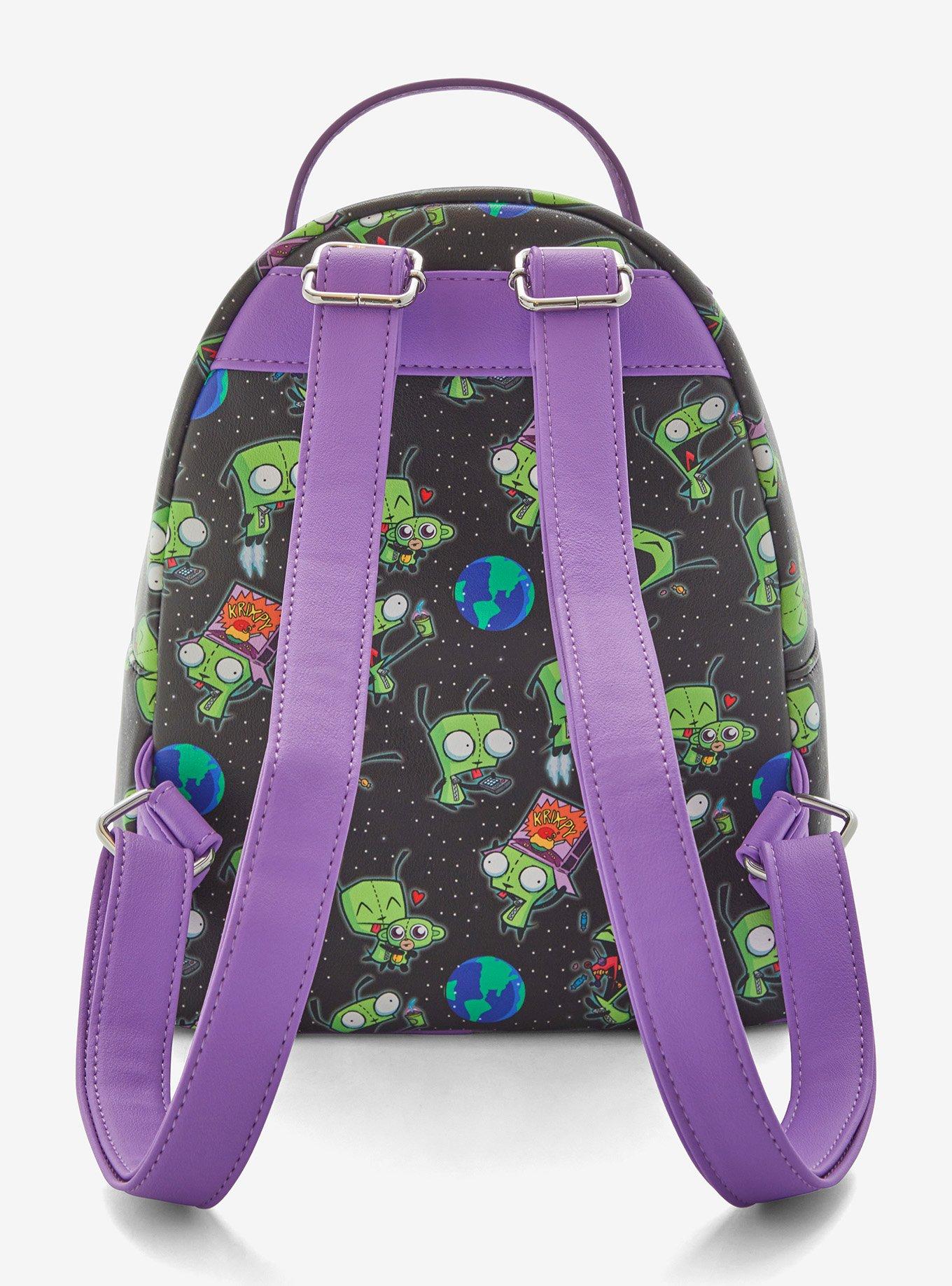 Loungefly Invader Zim GIR Collage T.V. Mini Backpack, , alternate