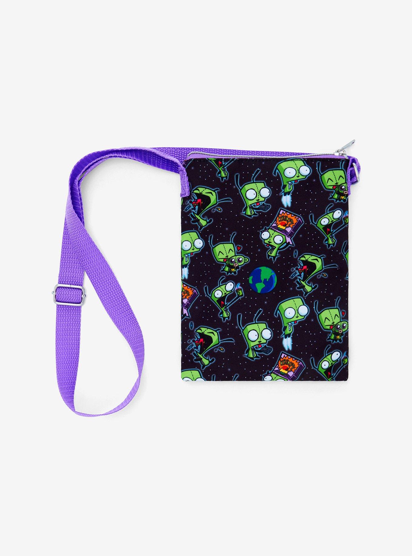 Loungefly Invader Zim GIR Toss Passport Crossbody Bag, , alternate