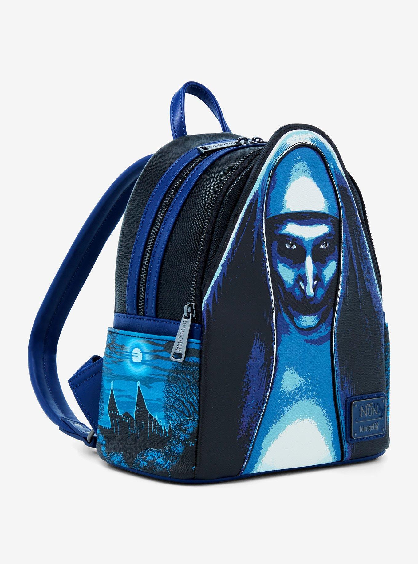 Loungefly The Nun Glowing Eyes Mini Backpack, , alternate