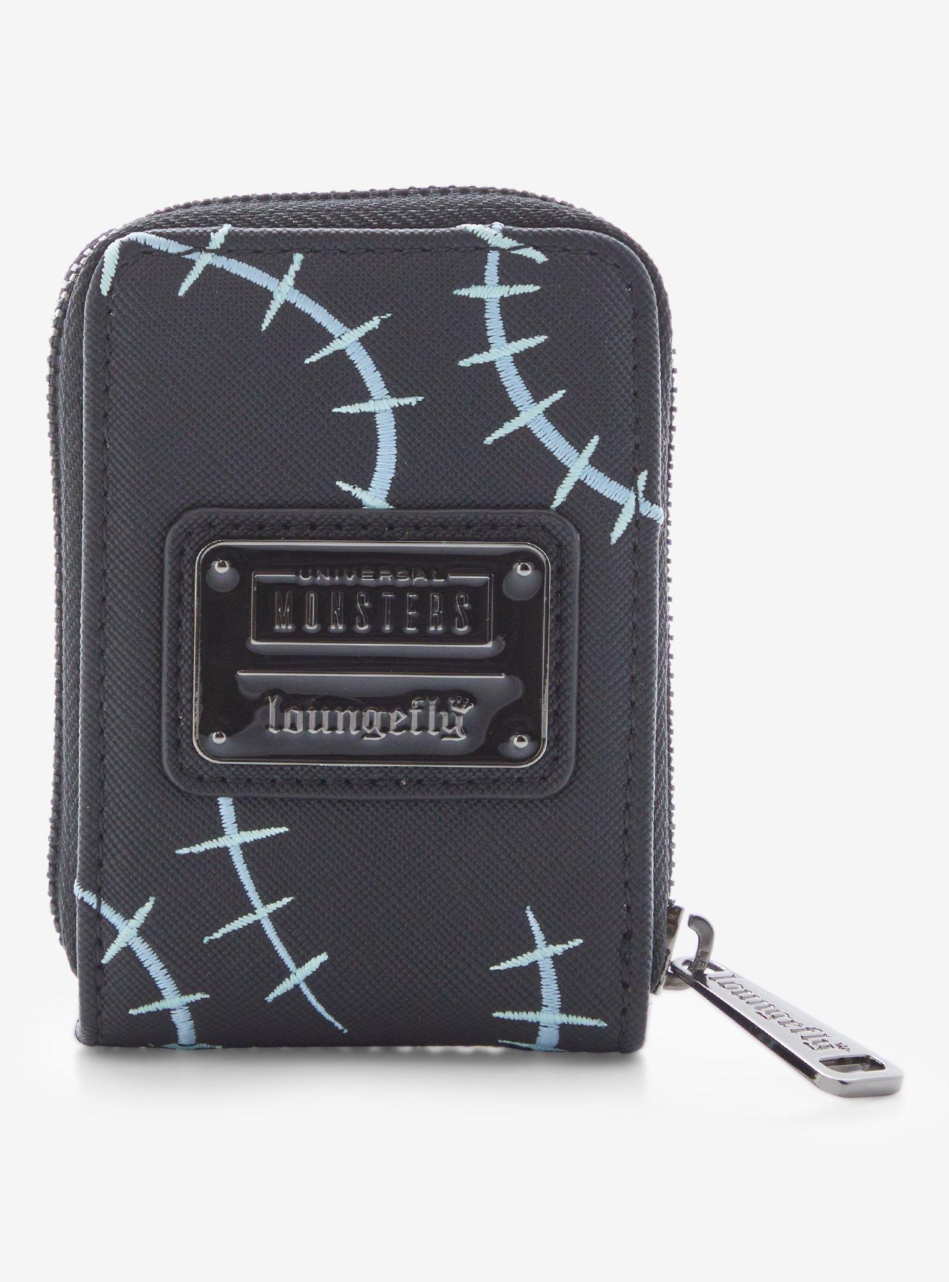 Loungefly Universal Monsters The Bride Of Frankenstein Glow-In-The-Dark Accordion Wallet, , alternate