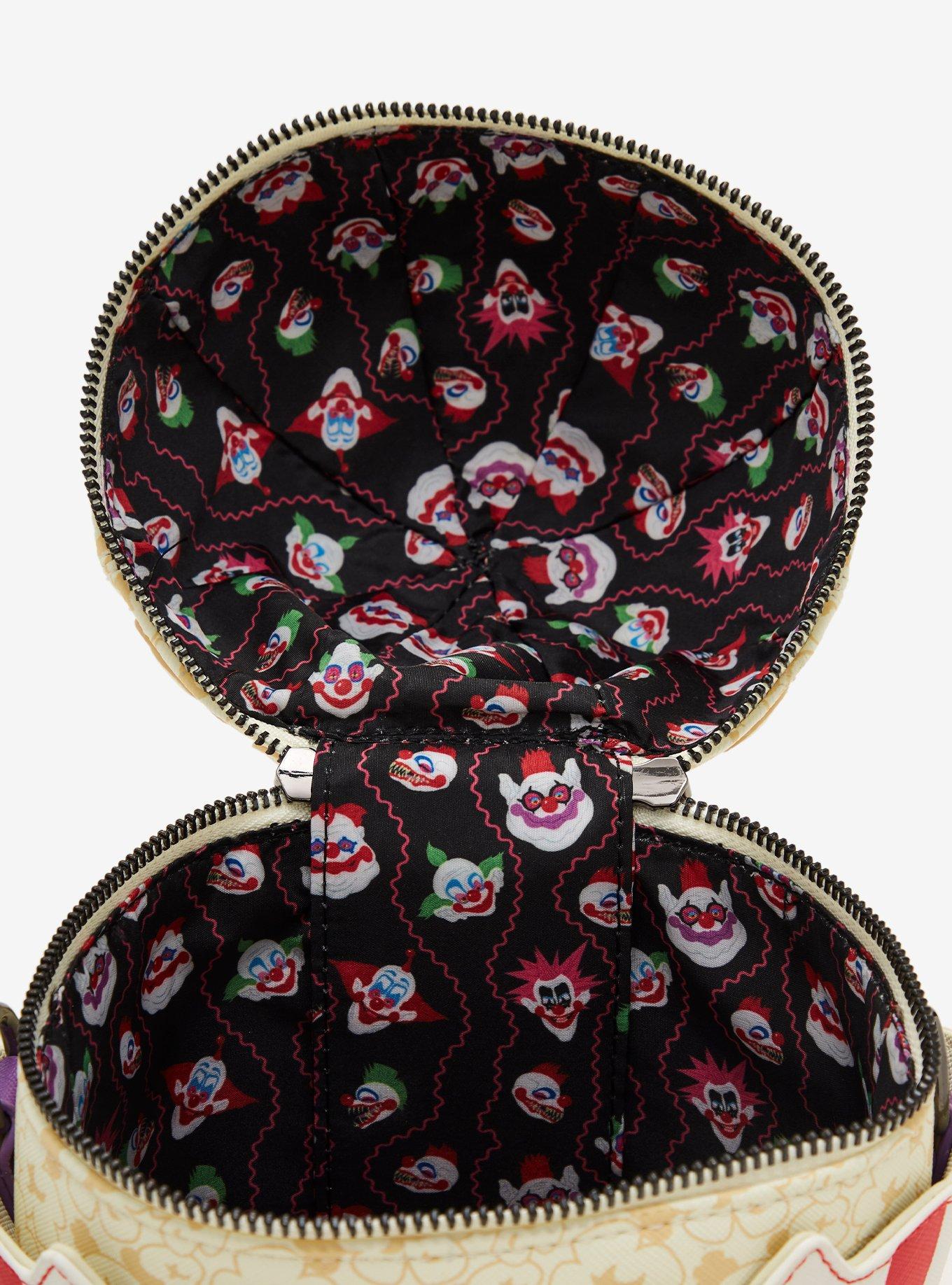 Loungefly Killer Klowns From Outer Space Popcorn Glow-In-The-Dark Crossbody Bag, , alternate