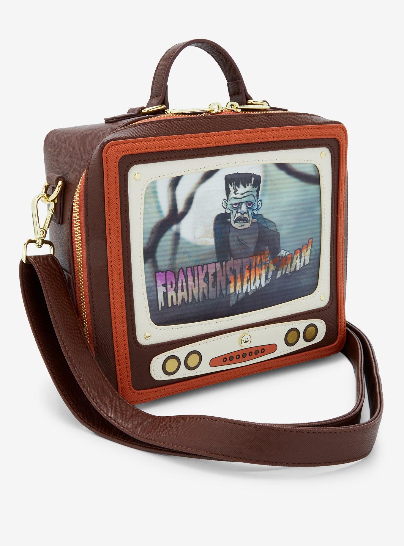 Loungefly Universal Monsters TV Lenticular Crossbody Bag, , alternate