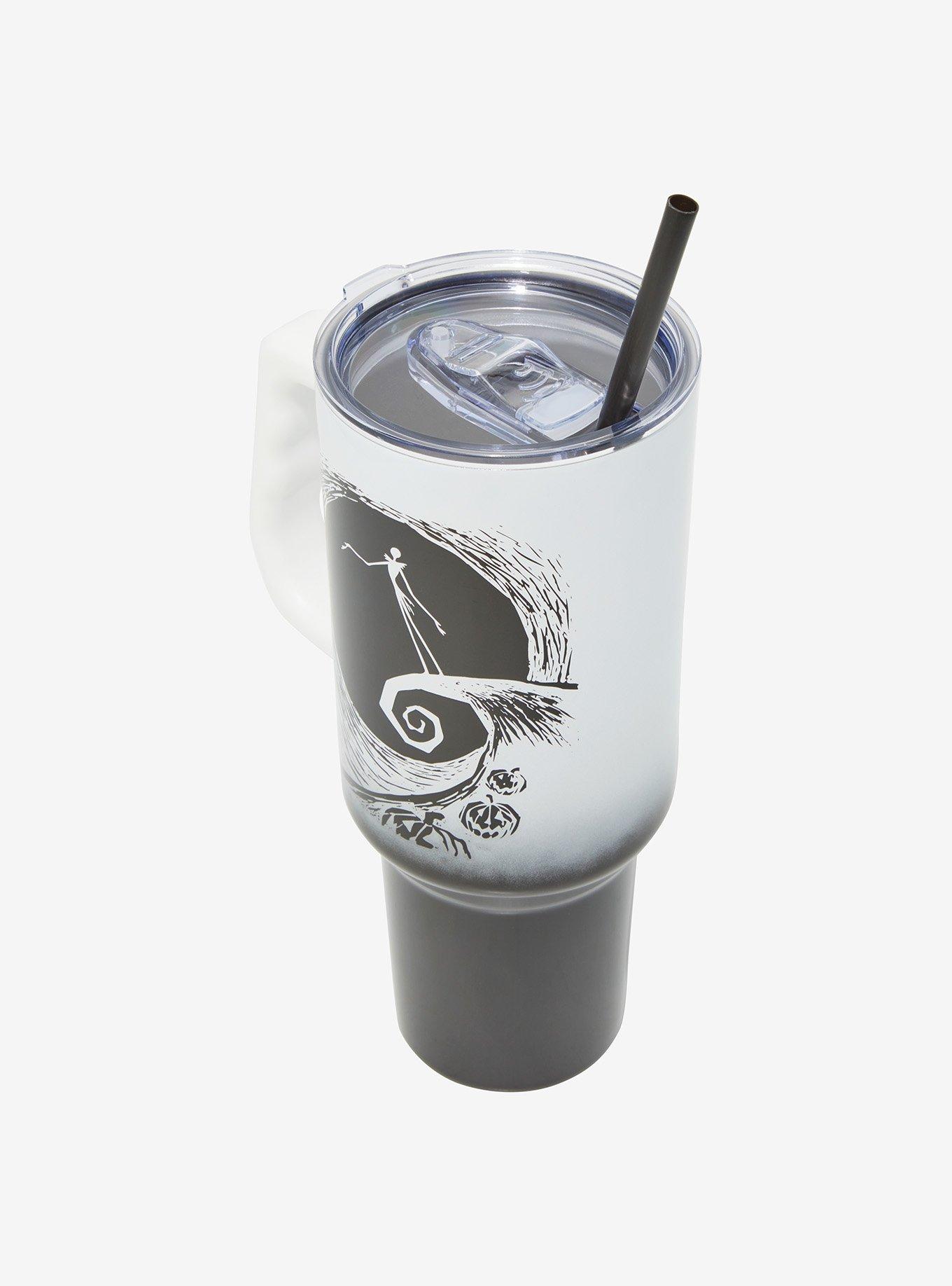 The Nightmare Before Christmas Jack Spiral Hill Ombre Stainless Steel Travel Cup, , alternate