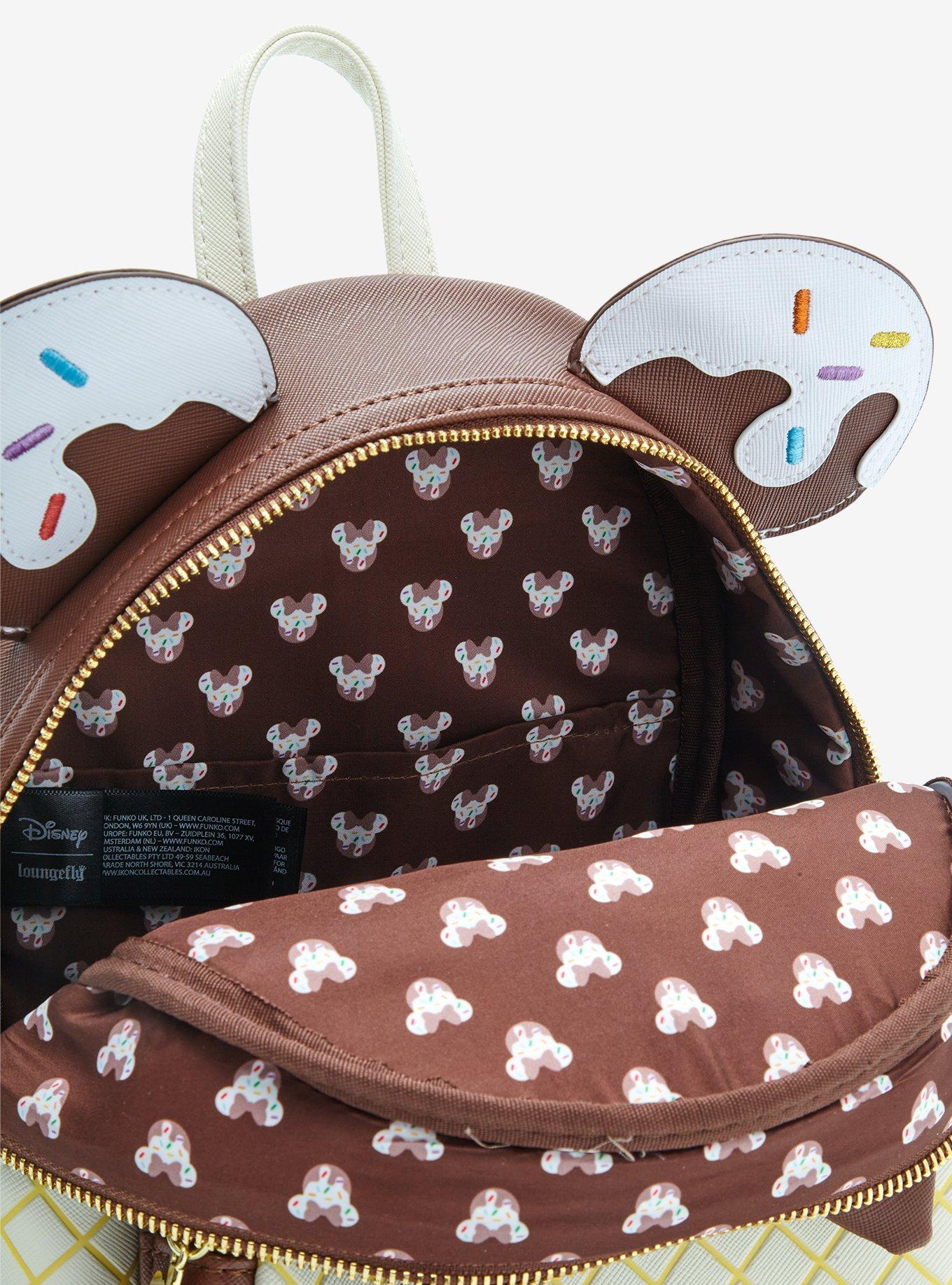 Loungefly Disney Minnie Mouse Chocolate Sundae Mini Backpack  display picture 2
