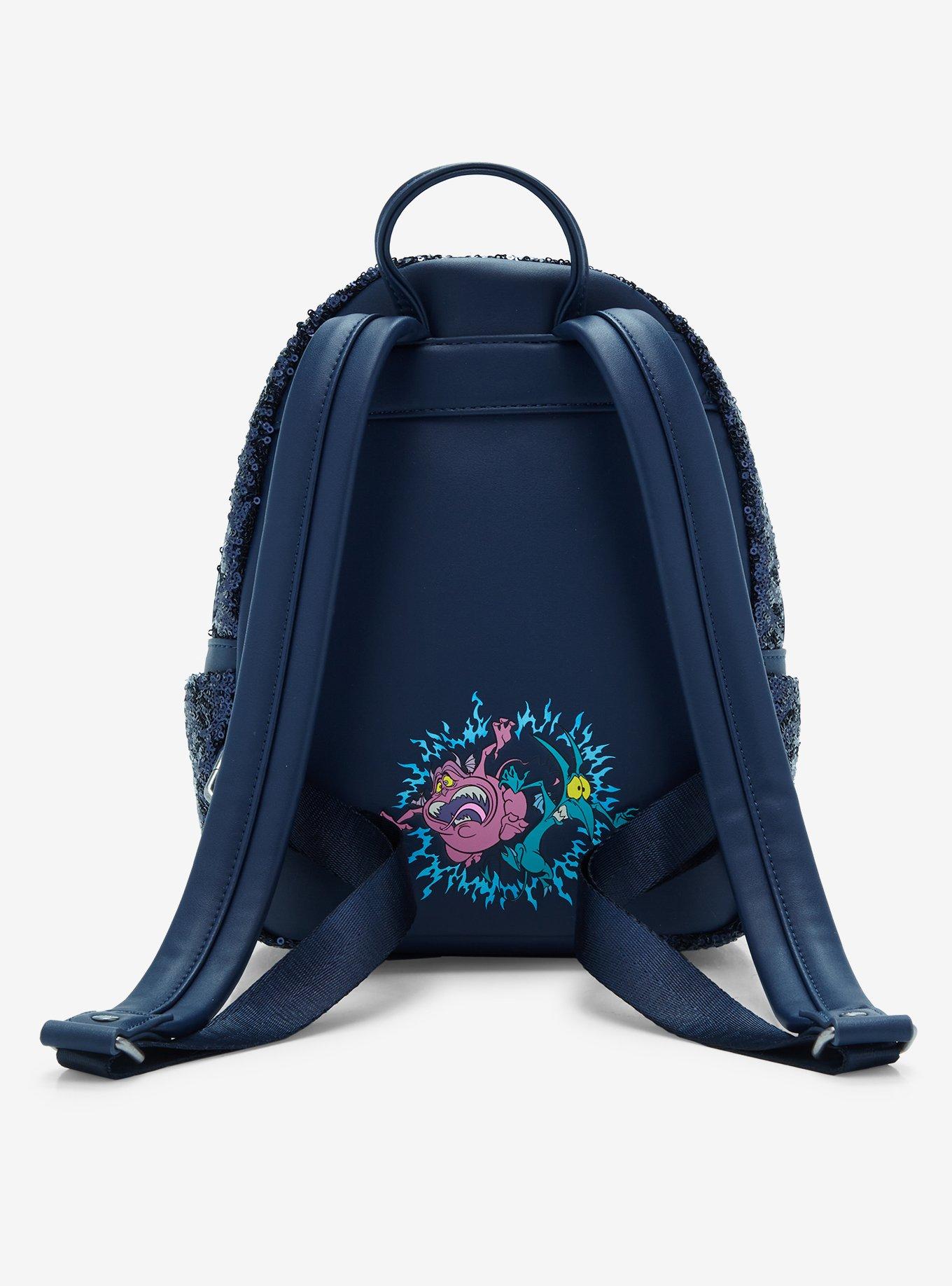 Loungefly Disney Hercules Hades Snow Globe Sequin Mini Backpack, , alternate