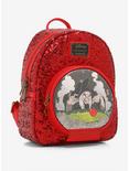 Loungefly Disney Snow White And The Seven Dwarfs Evil Queen Snow Globe Sequin Mini Backpack, , alternate