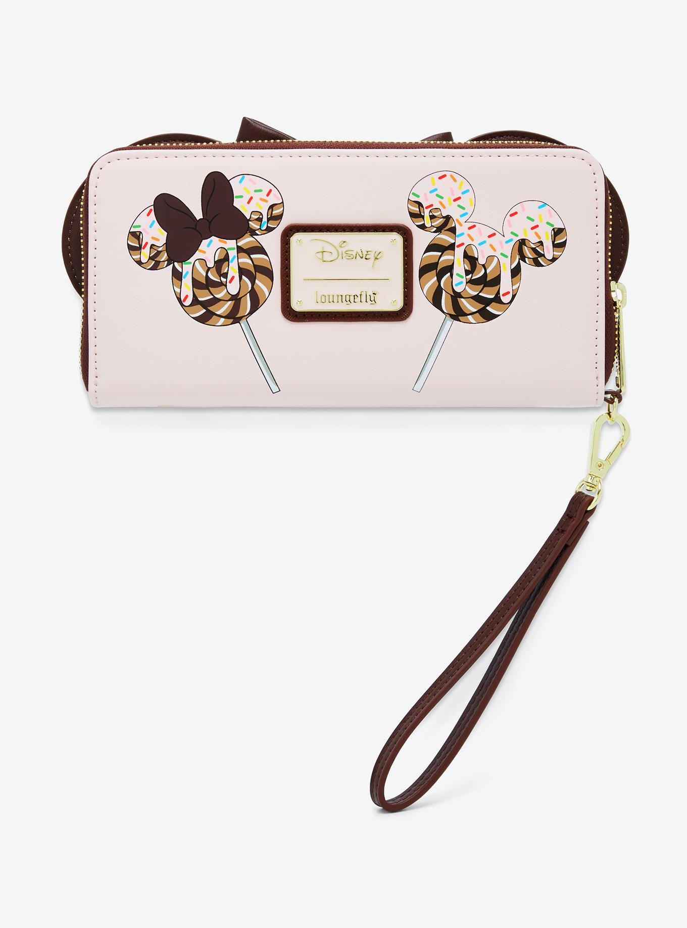 Loungefly Disney Minnie Mouse Chocolate Sprinkles Ears Zip Wallet - BoxLunch Exclusive, , alternate