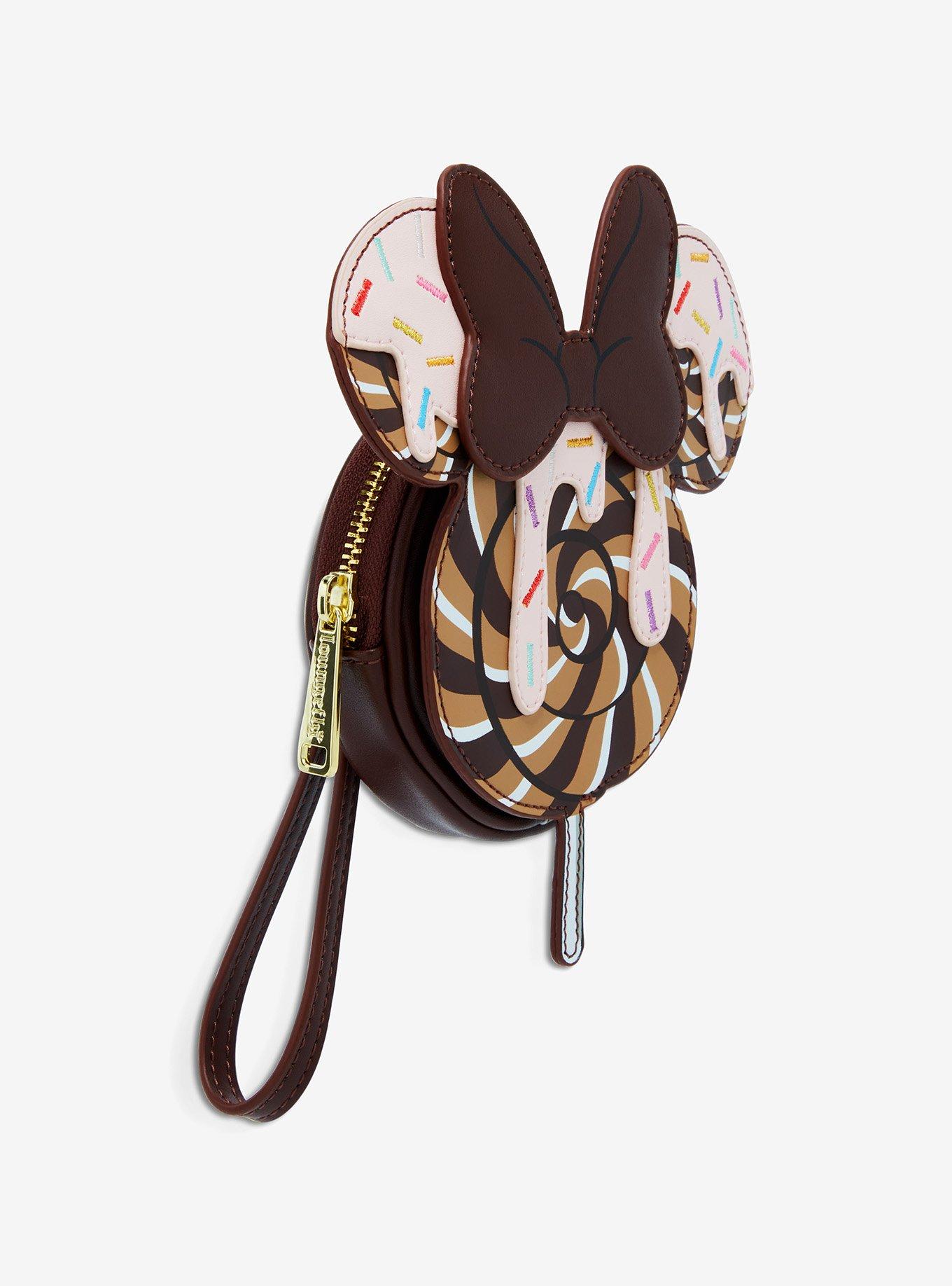 Loungefly Disney Minnie Mouse Chocolate Sprinkle Lollipop Coin Purse - BoxLunch Exclusive, , alternate