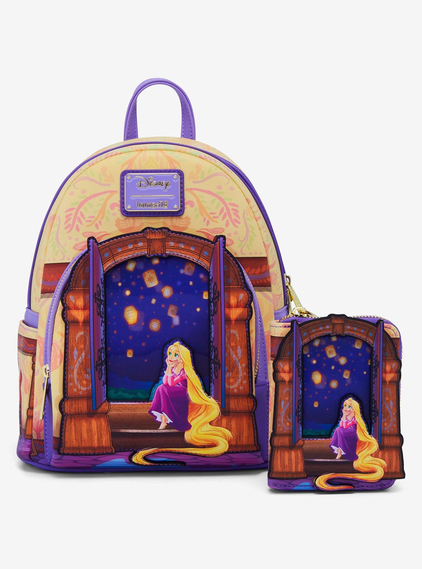 Loungefly Disney Tangled Rapunzel Lenticular Lantern Window Mini Backpack - BoxLunch Exclusive