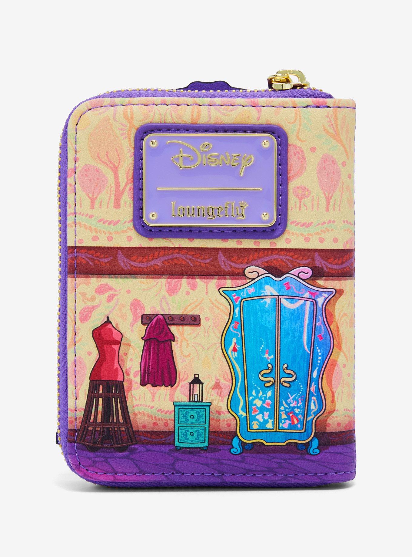 Loungefly Disney Tangled Rapunzel Lenticular Lantern Window Small Zip Wallet - BoxLunch Exclusive, , alternate