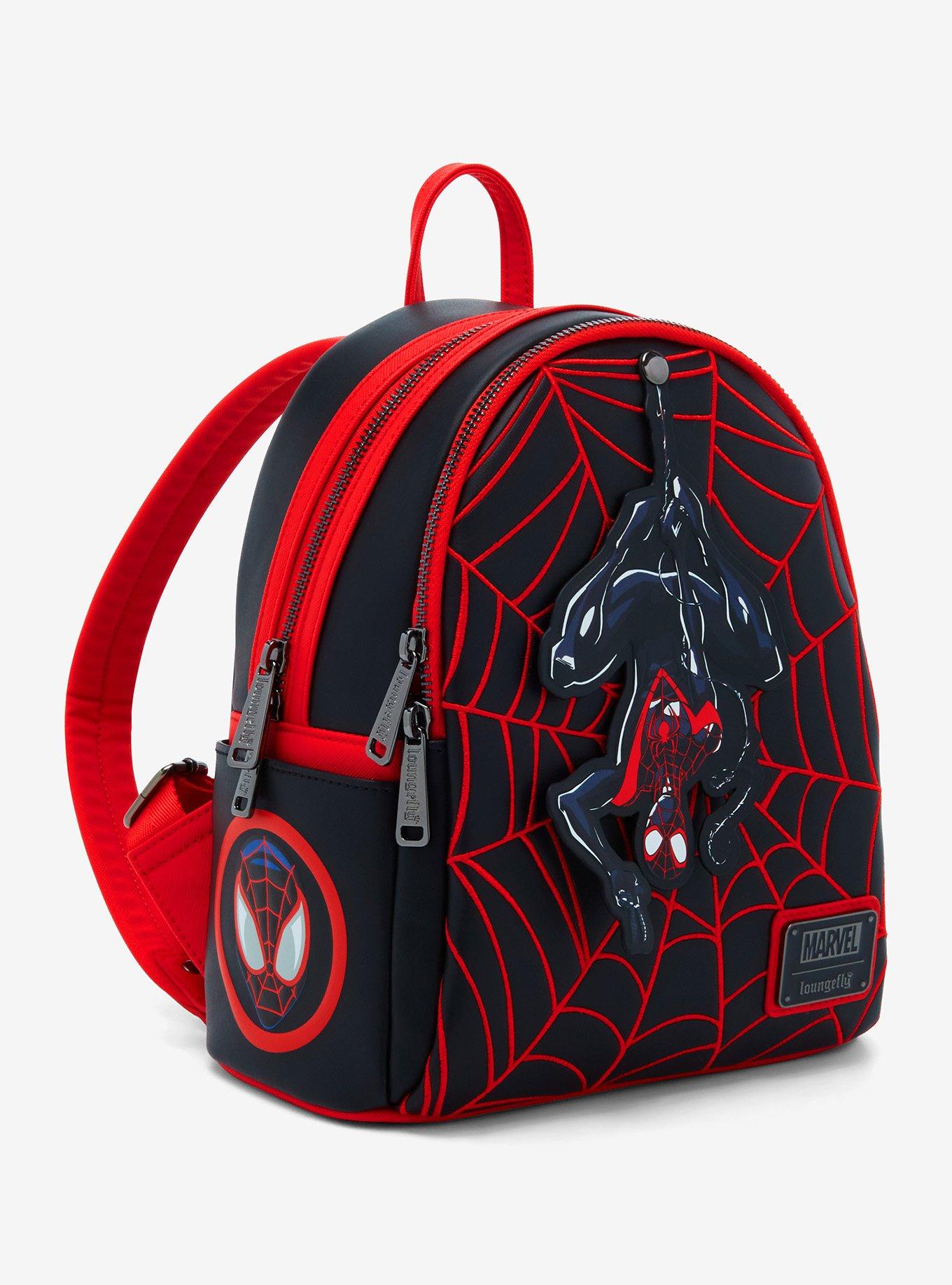 Loungefly Marvel Spider-Man Miles Morales Swinging Web Mini Backpack - BoxLunch Exclusive, , alternate