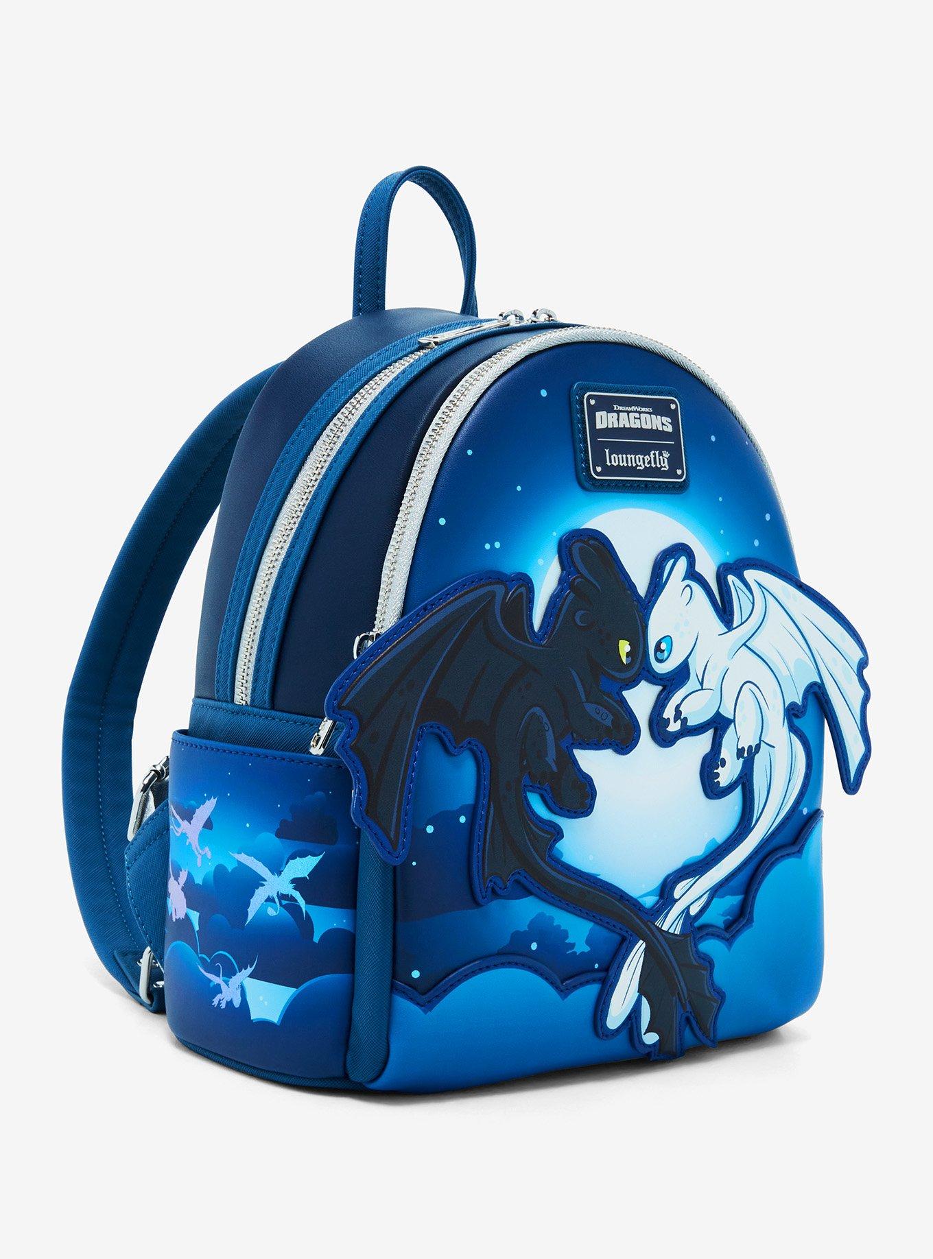 Loungefly DreamWorks How to Train Your Dragon Toothless & Light Fury Mini Backpack - BoxLunch Exclusive