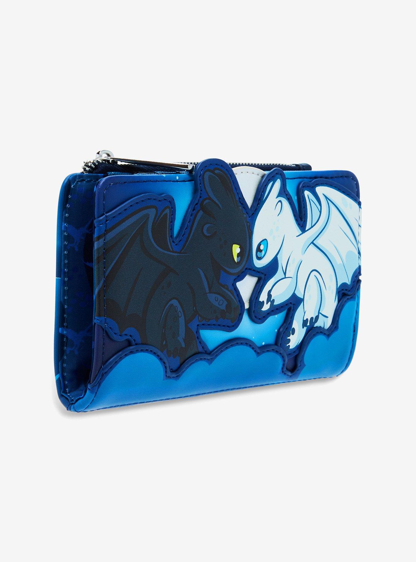 Loungefly DreamWorks How to Train Your Dragon Toothless & Light Fury Snap Wallet - BoxLunch Exclusive