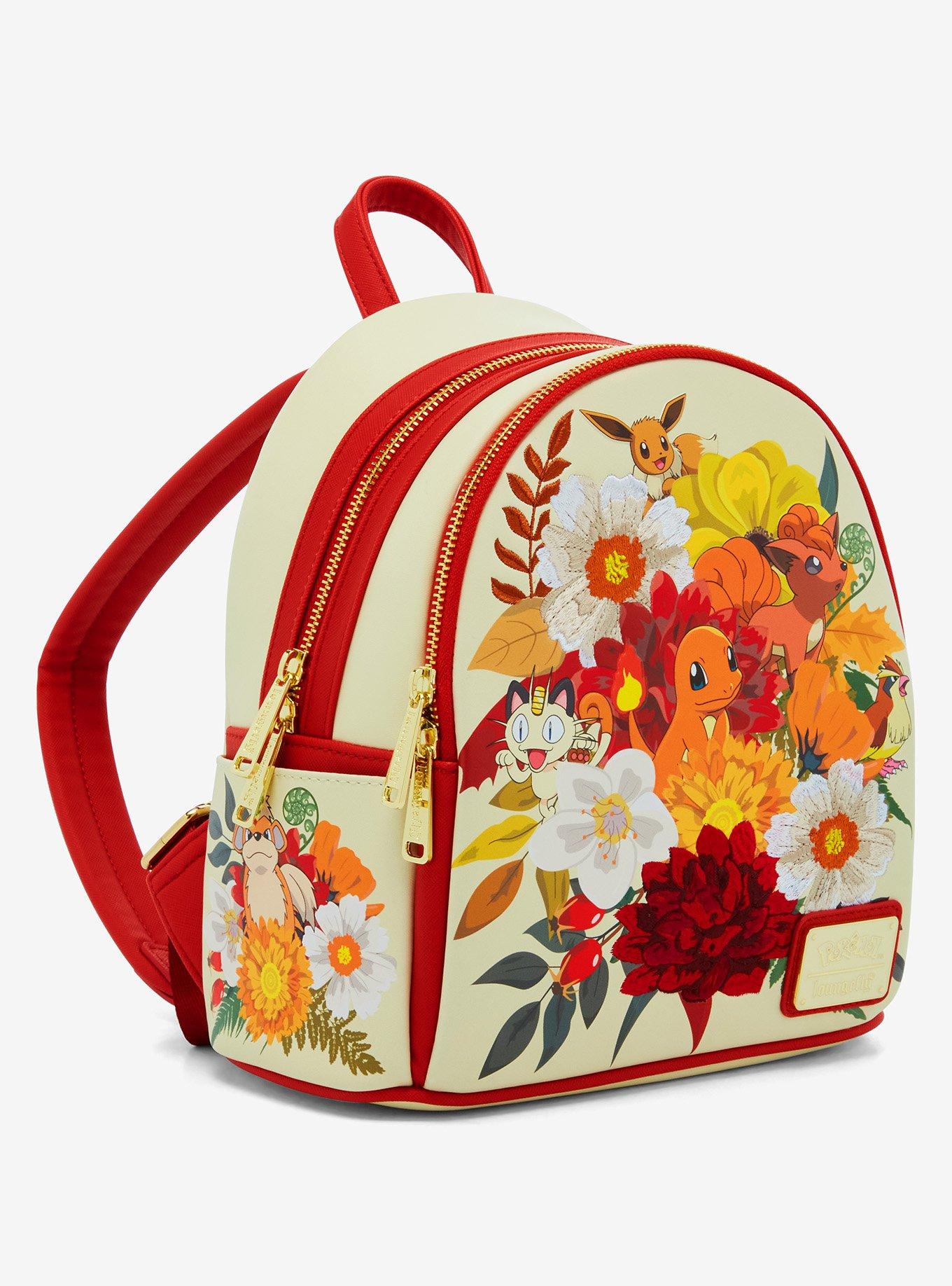 Loungefly Pokémon Charmander and Friends Floral Mini Backpack - BoxLunch Exclusive, , alternate