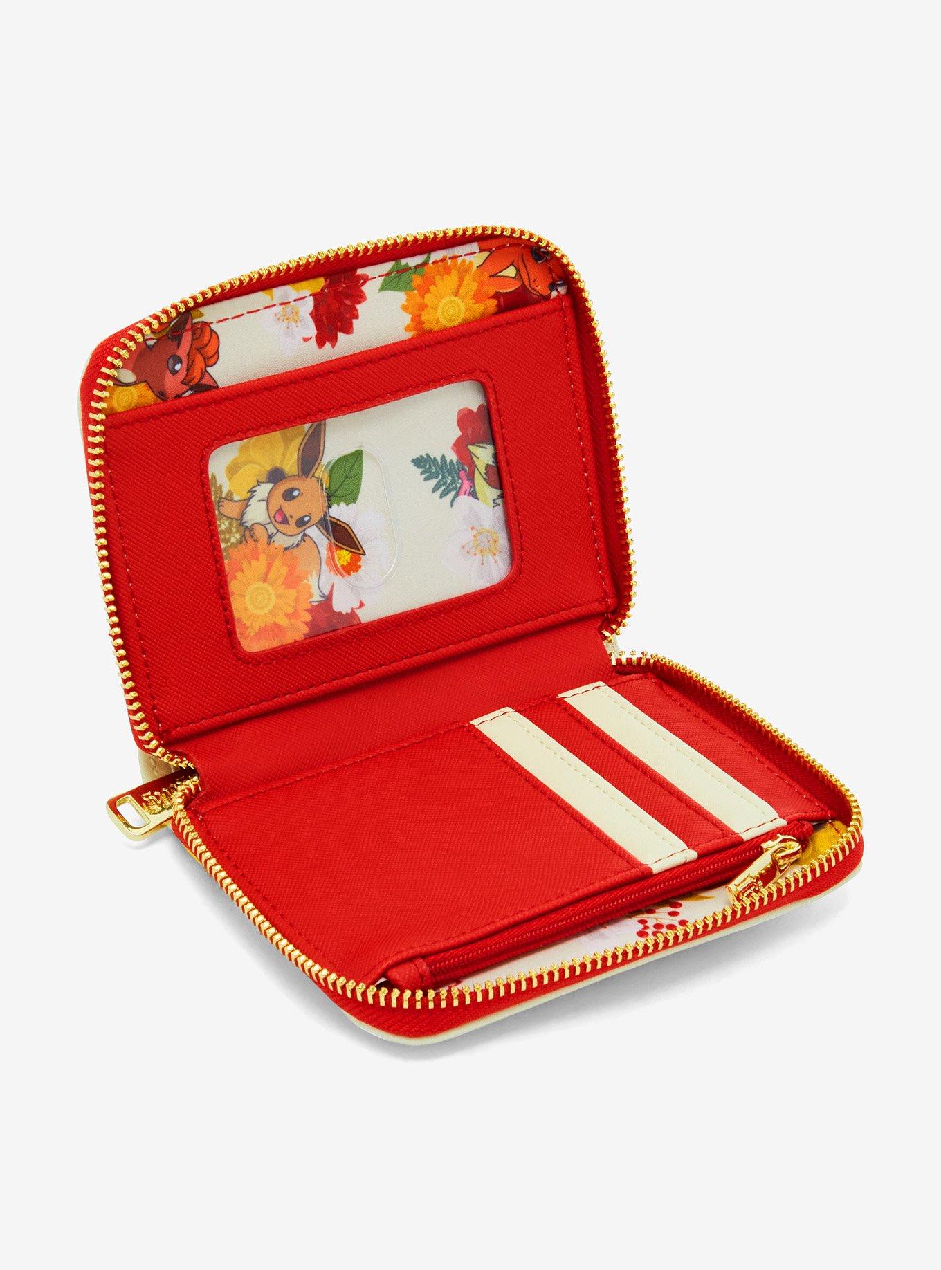 Loungefly Pokémon Charmander and Friends Floral Small Zip Wallet - BoxLunch Exclusive, , alternate