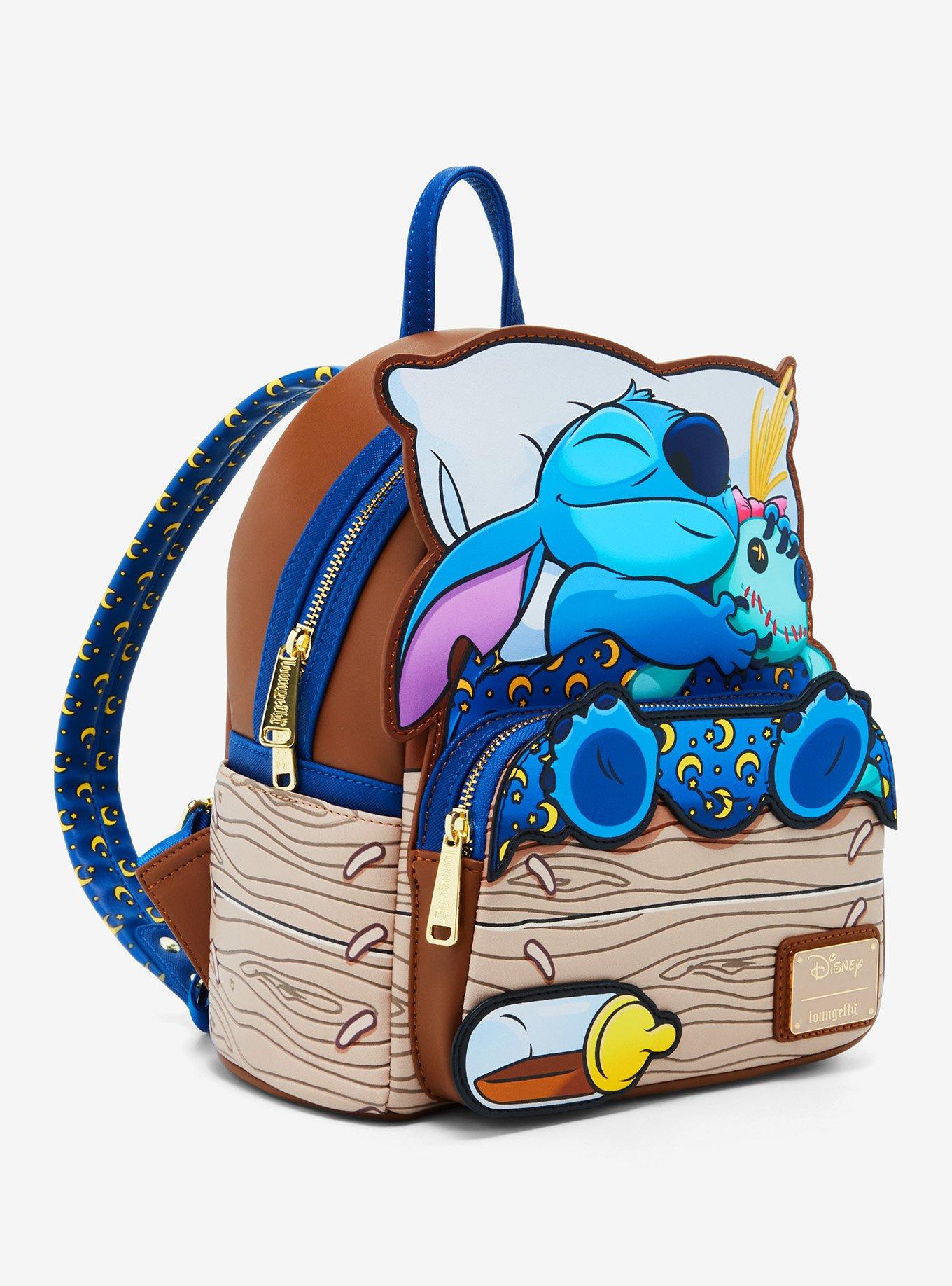 Loungefly Disney Lilo & Stitch Sleeping Stitch Mini Backpack - BoxLunch Exclusive, , hi-res