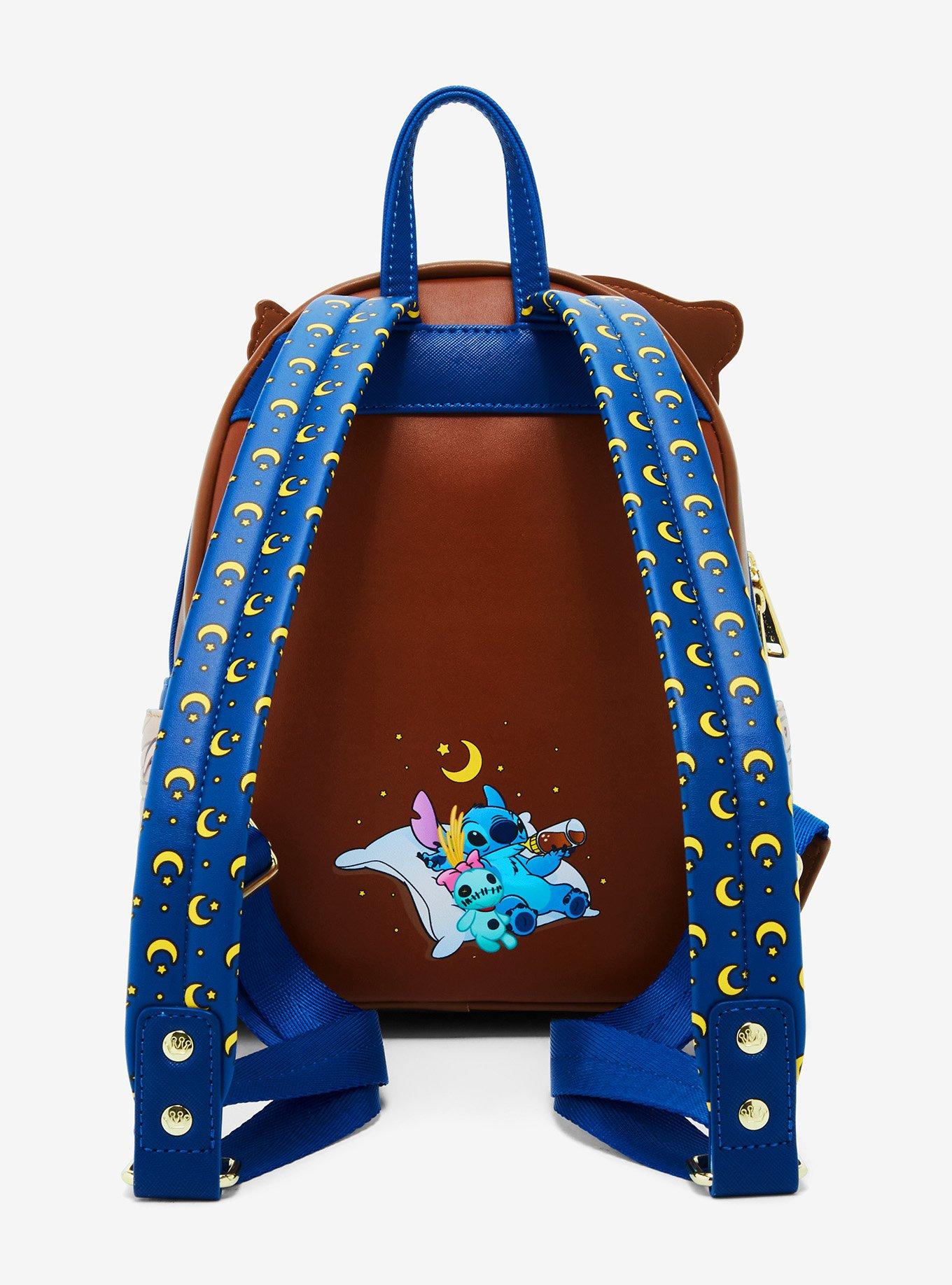 Loungefly Disney Lilo & Stitch Sleeping Stitch Mini Backpack - BoxLunch Exclusive, , alternate