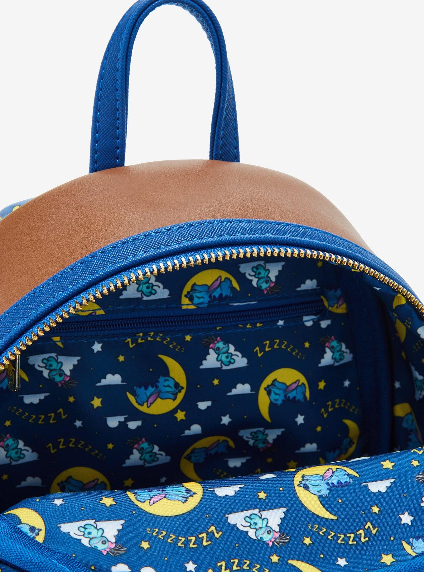 Loungefly Disney Lilo & Stitch Sleeping Stitch Mini Backpack - BoxLunch Exclusive, , alternate