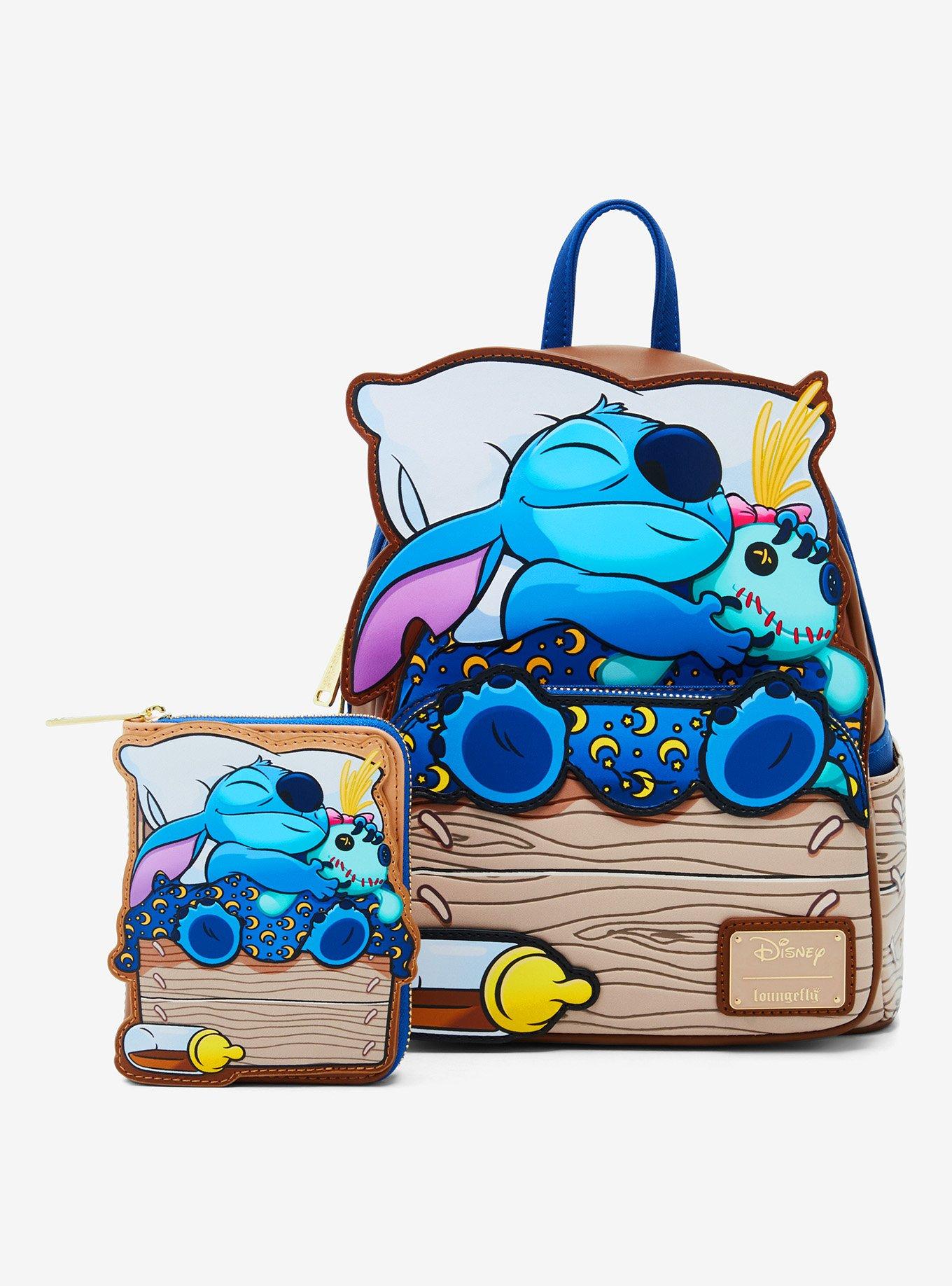 Loungefly Disney Lilo & Stitch Sleeping Stitch Mini Backpack - BoxLunch Exclusive, , alternate