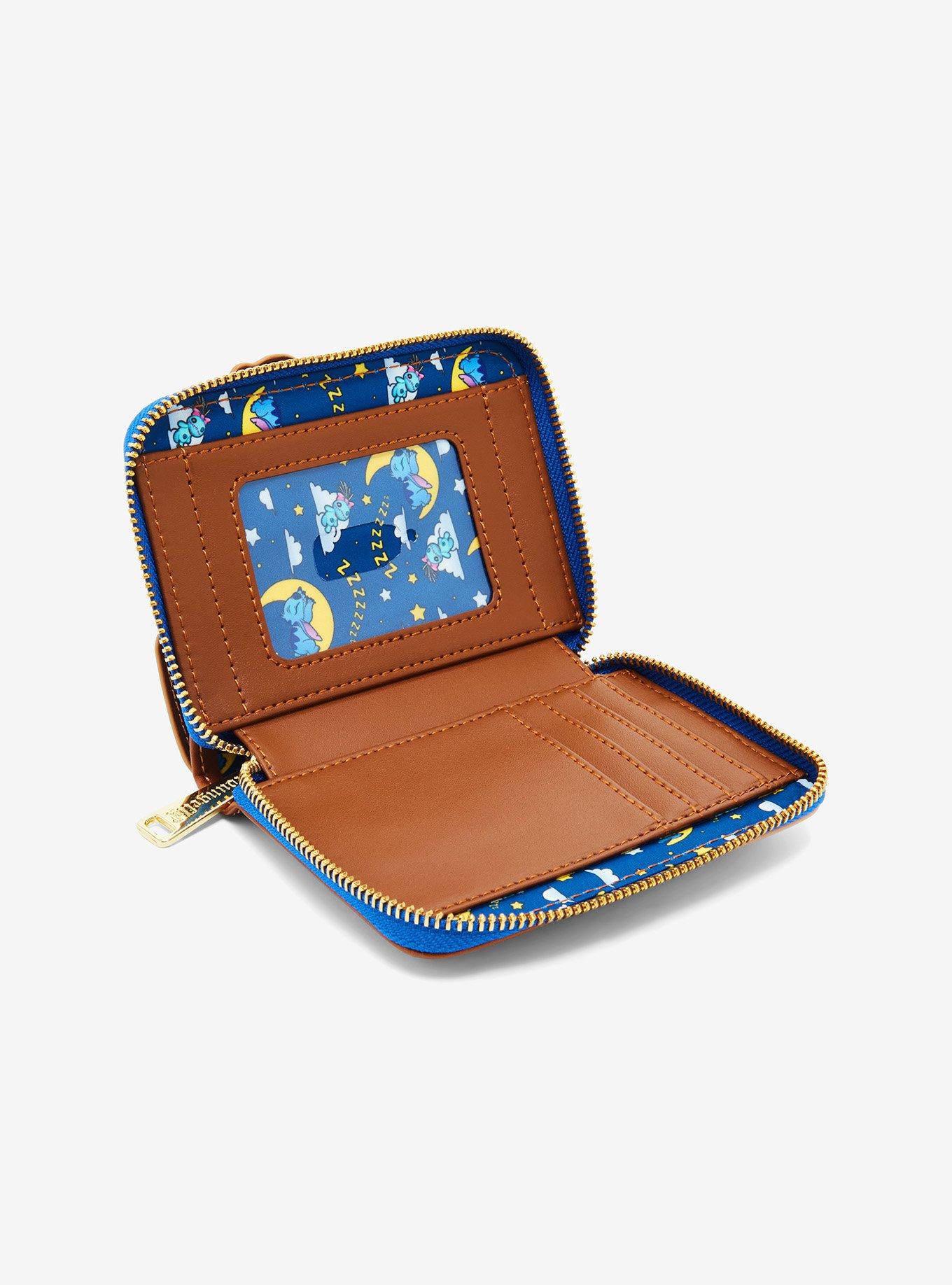 Loungefly Disney Lilo & Stitch Sleeping Stitch Small Zip Wallet - BoxLunch Exclusive, , alternate