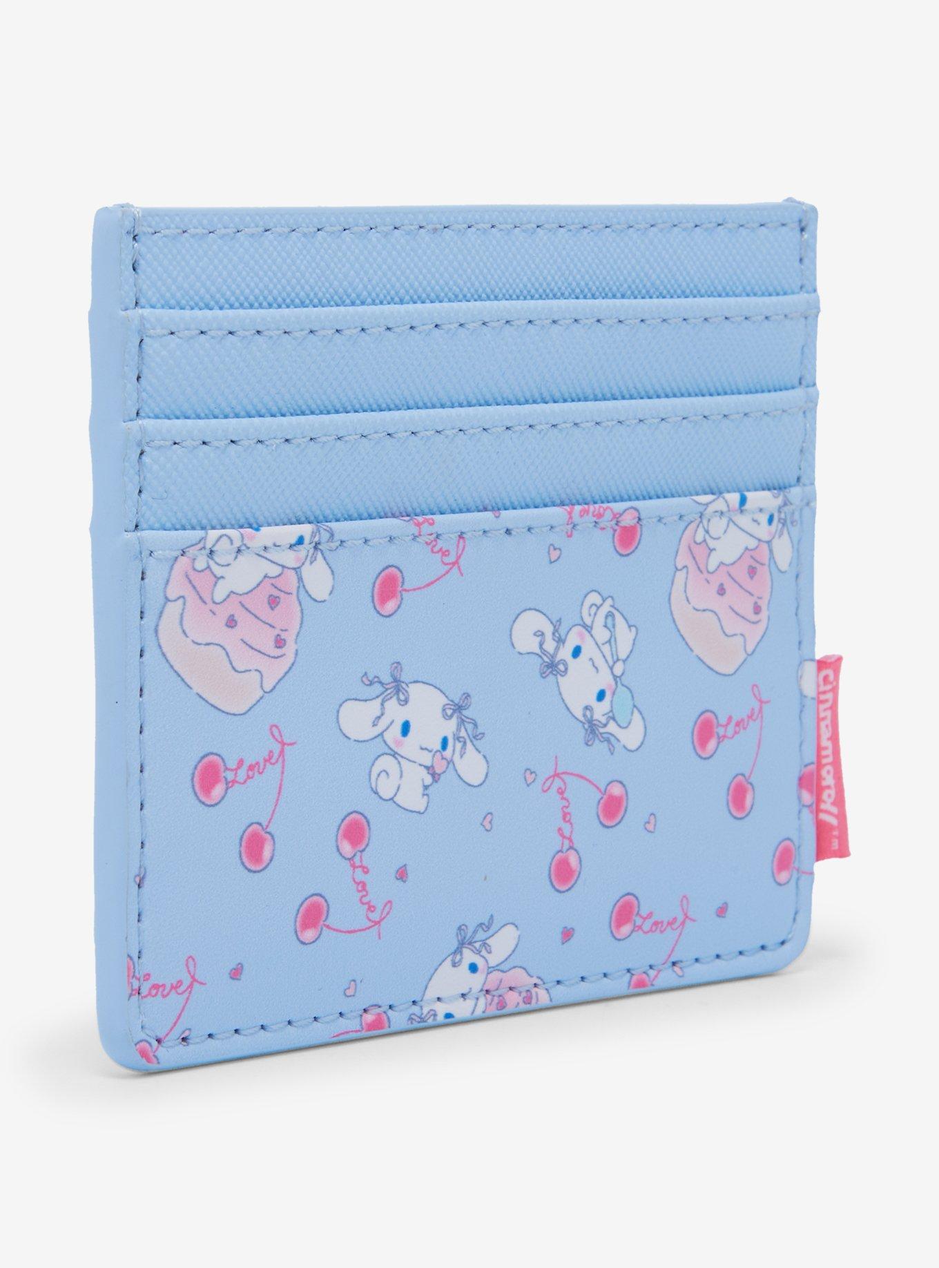 Loungefly Sanrio Cinnamoroll Cherries Allover Print Cardholder - BoxLunch Exclusive, , hi-res