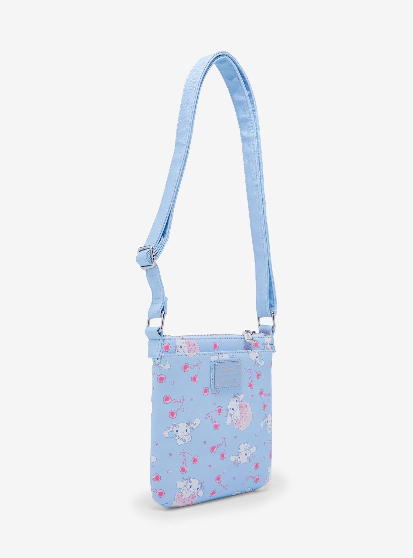 Loungefly Sanrio Cinnamoroll Cherries Allover Print Crossbody Bag - BoxLunch Exclusive