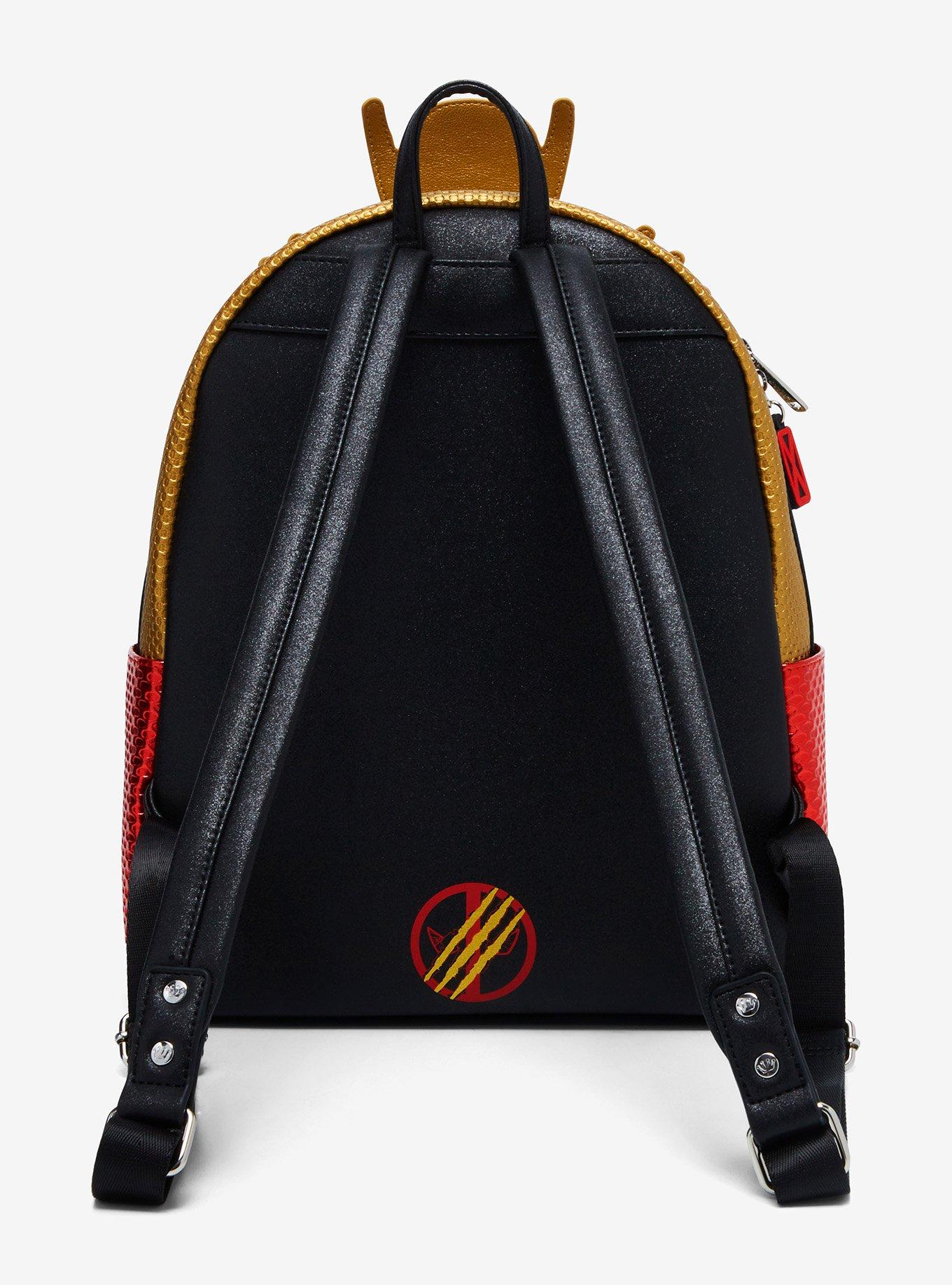 Loungefly Marvel Deadpool & Wolverine Layered Character Mini Backpack