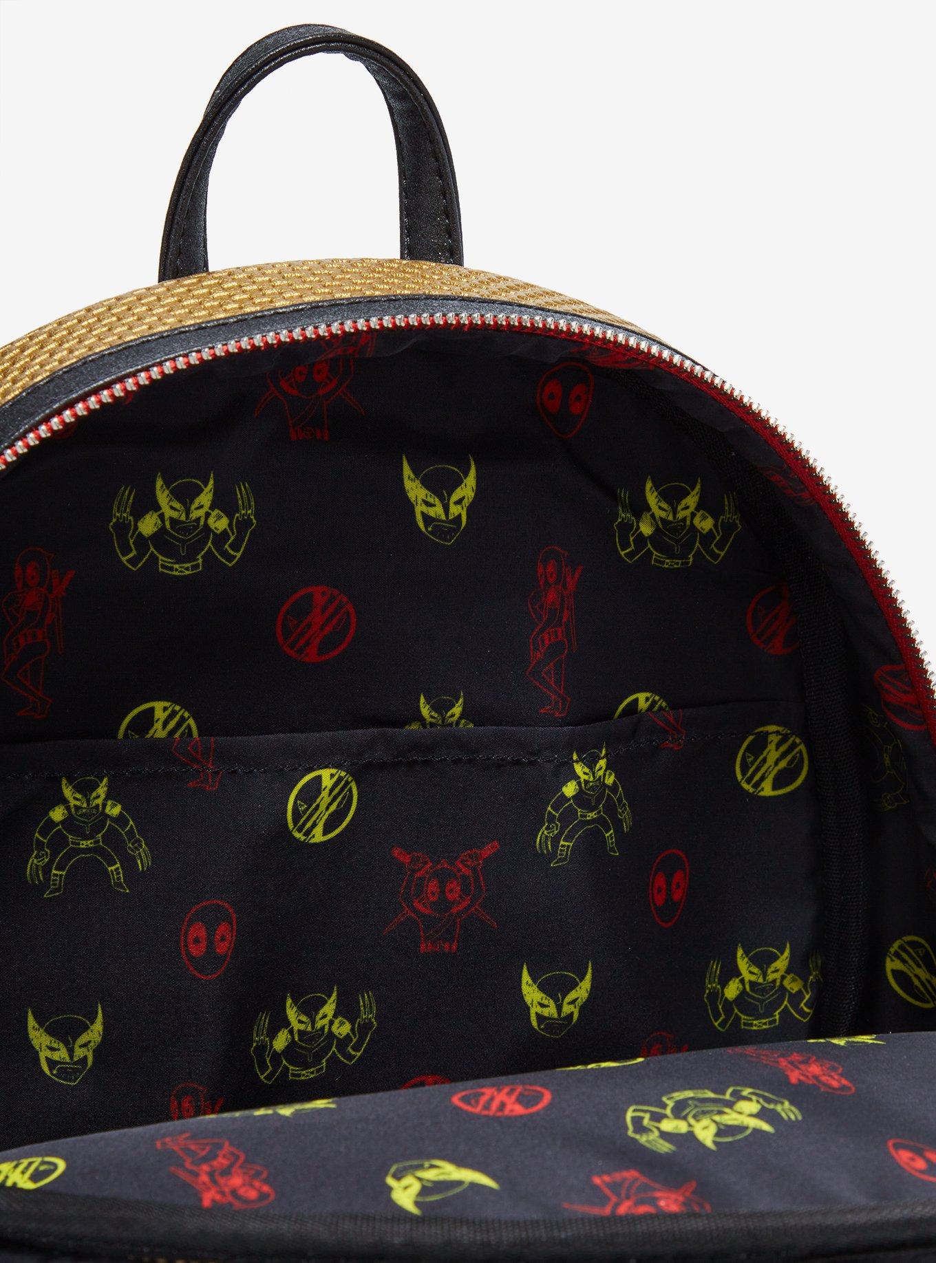 Loungefly Marvel Deadpool & Wolverine Layered Character Mini Backpack, , alternate