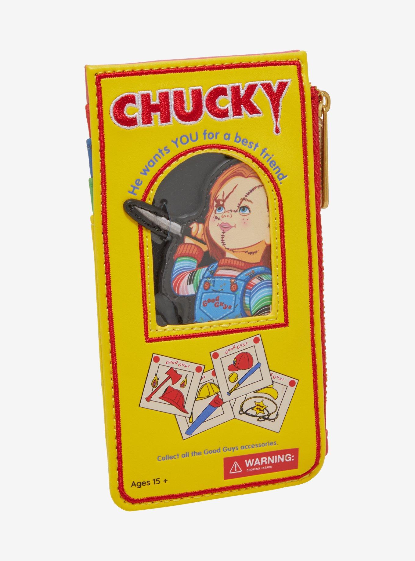 Loungefly Child's Play Chucky Doll Box Figural Cardholder, , alternate