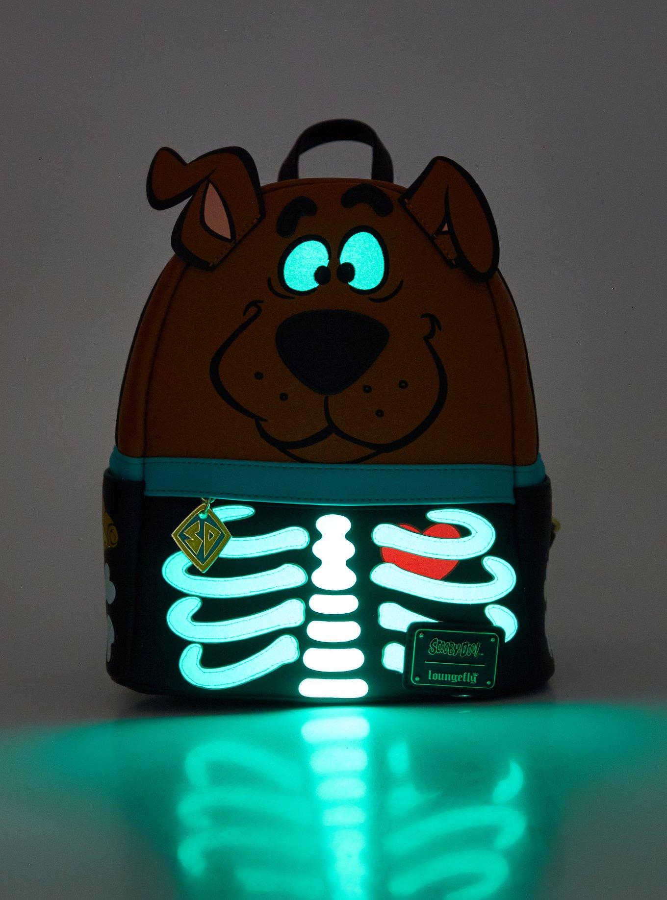 Loungefly Scooby-Doo! Skeleton Scooby Glow-in-the-Dark Mini Backpack, , alternate