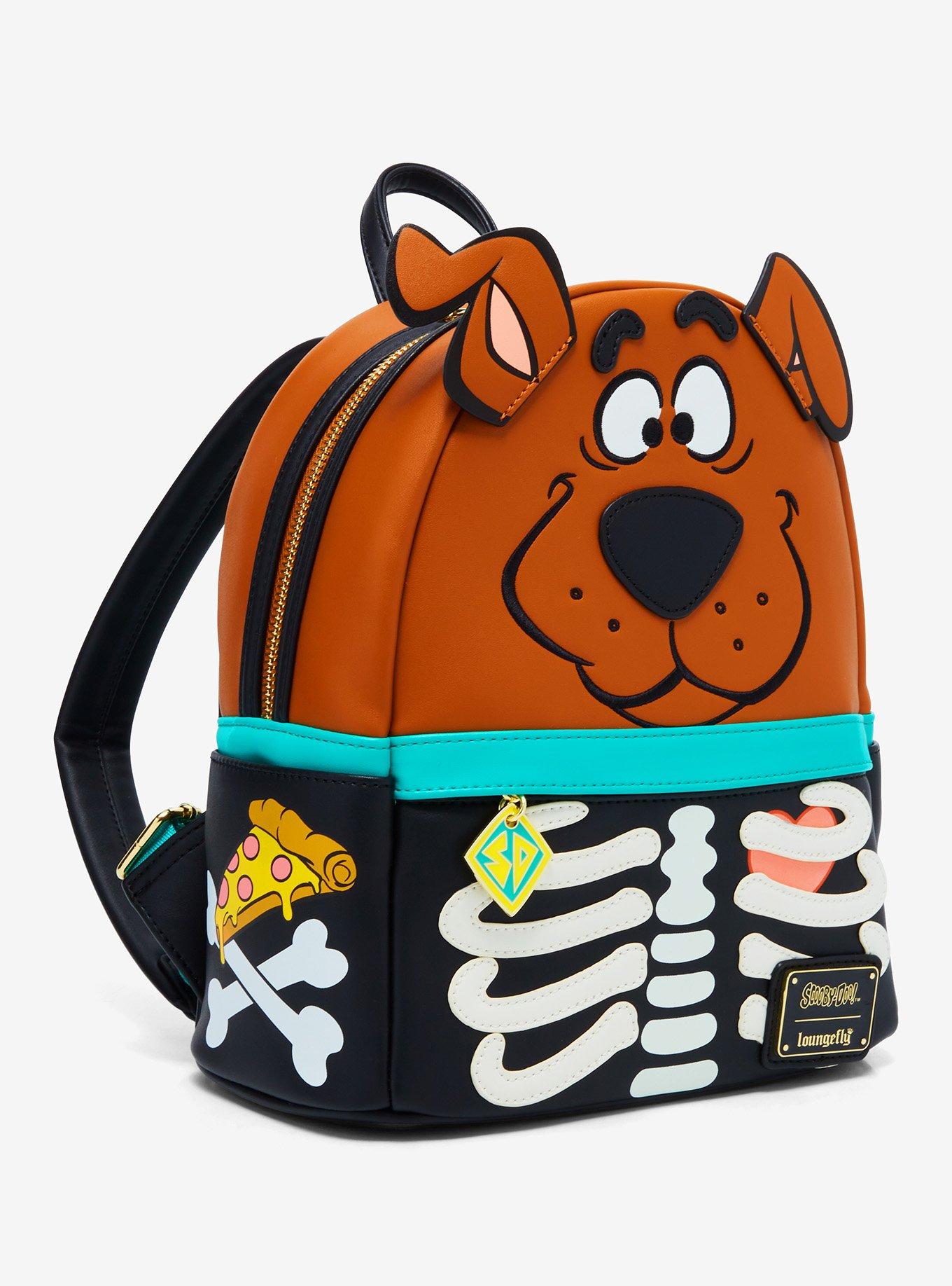 Loungefly Scooby-Doo! Skeleton Scooby Glow-in-the-Dark Mini Backpack, , alternate