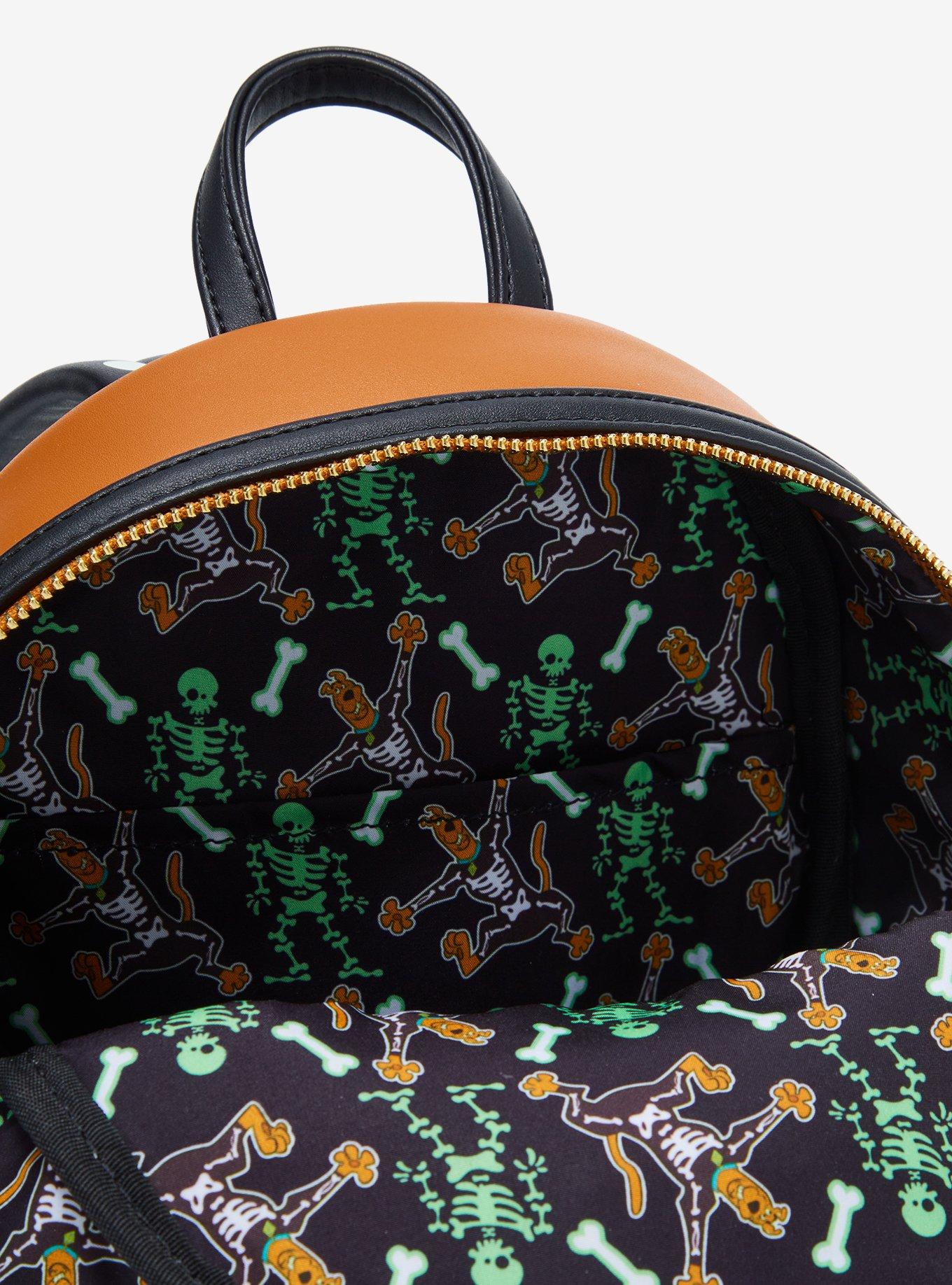 Loungefly Scooby-Doo! Skeleton Scooby Glow-in-the-Dark Mini Backpack, , alternate