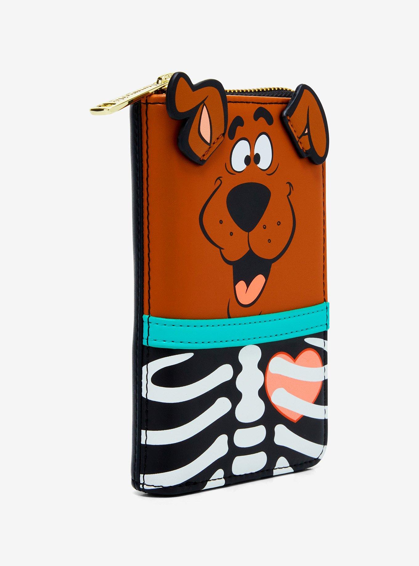 Loungefly Scooby-Doo! Skeleton Scooby Glow-in-the-Dark Small Zip Wallet, , alternate