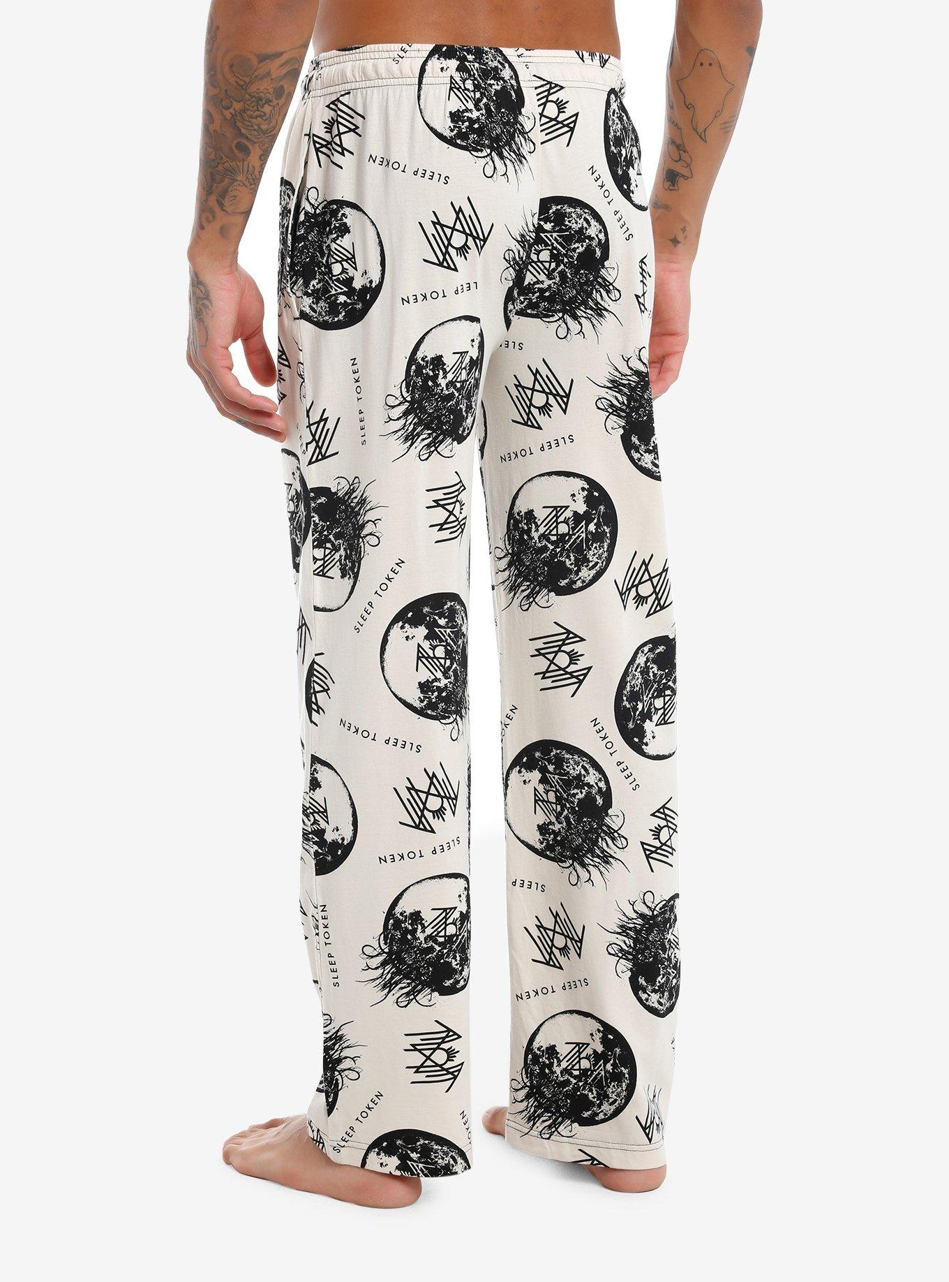 Sleep Token Back To Eden Pajama Pants, CREAM, alternate